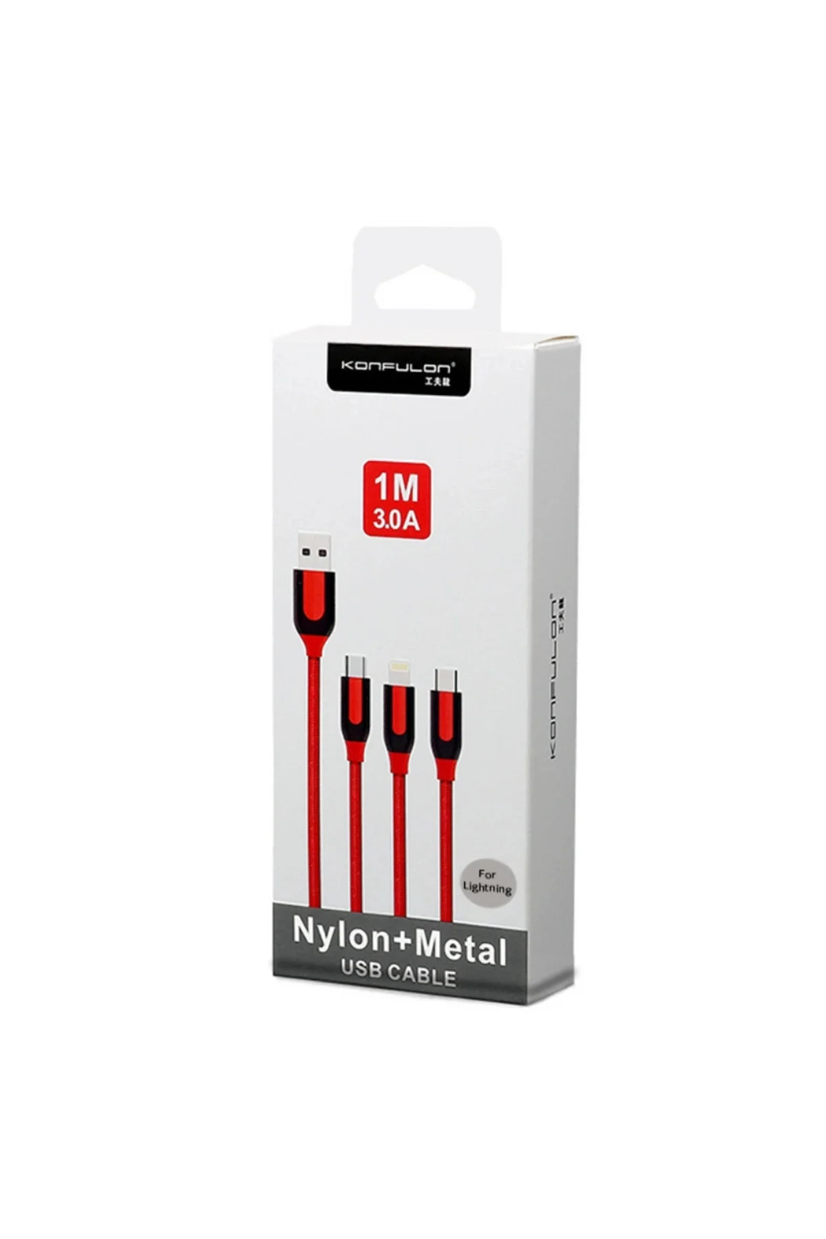 S51 Lightning Kablo İphone Uyumlu 1m 3a - Siyah