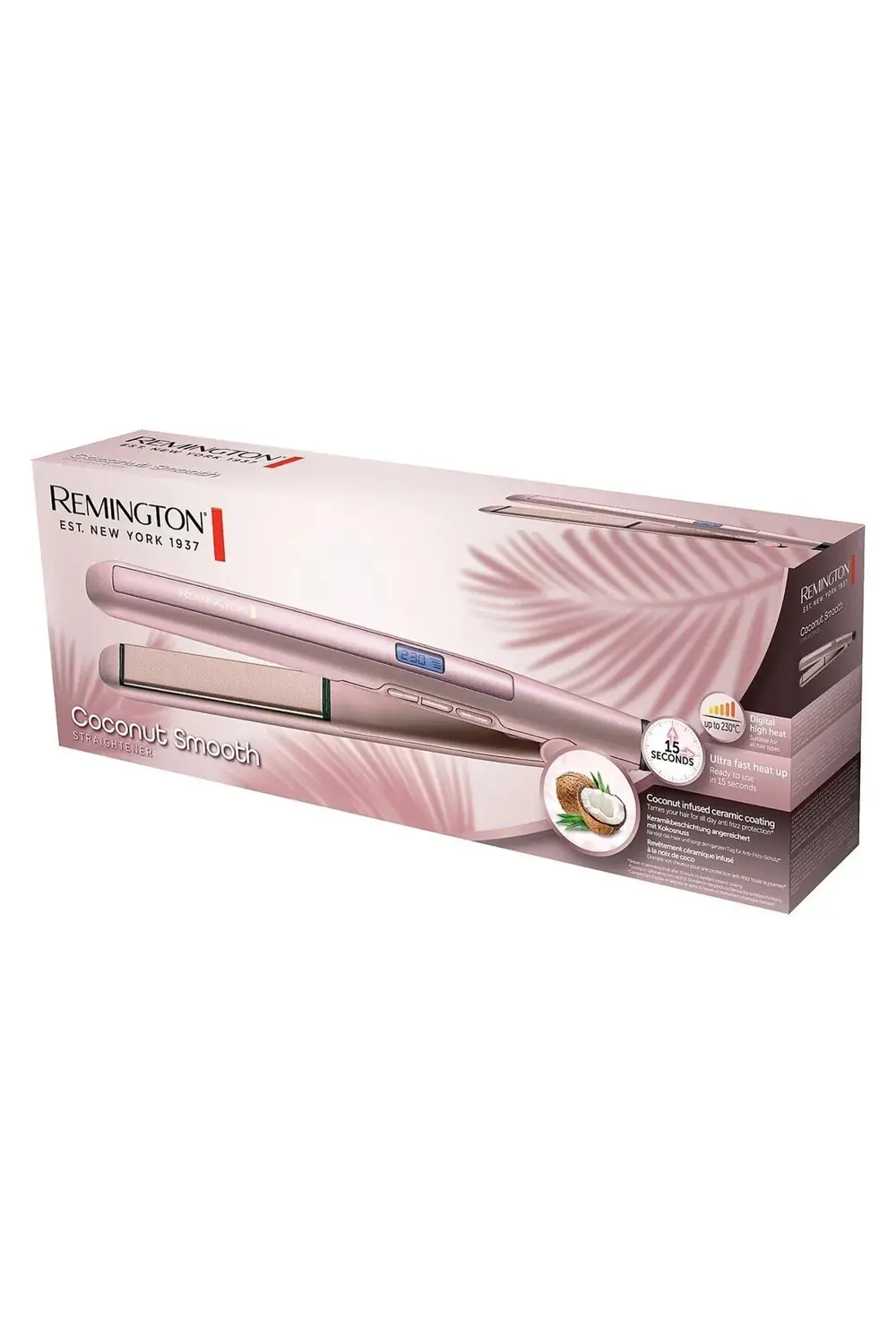 S5901 Coconut Smooth Hindistan Cevizi Yağlı Saç Düzleştirici