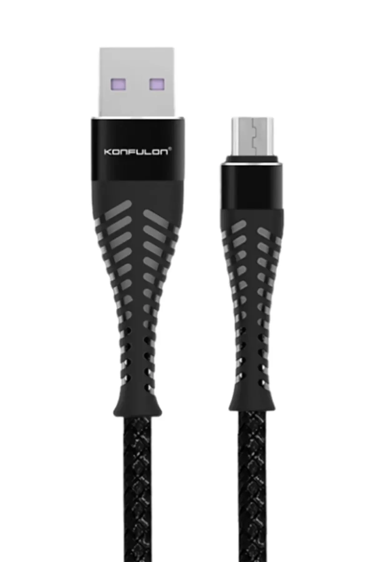 S61 Micro USB Kablo 1.2M 2.1A Siyah