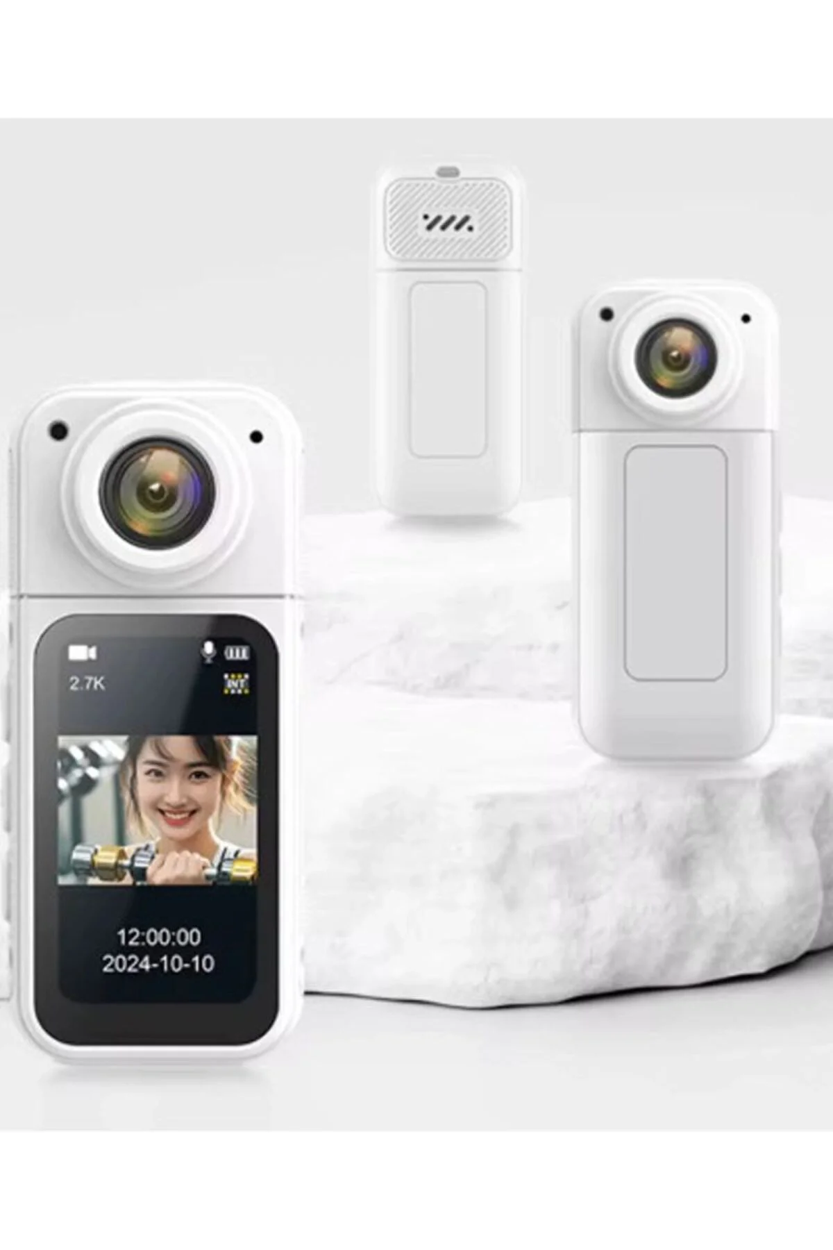 S70 Mıknatıslı Yaka Kamerası Hd Kalite, 30 Fps, Kolay Bağlantı, B