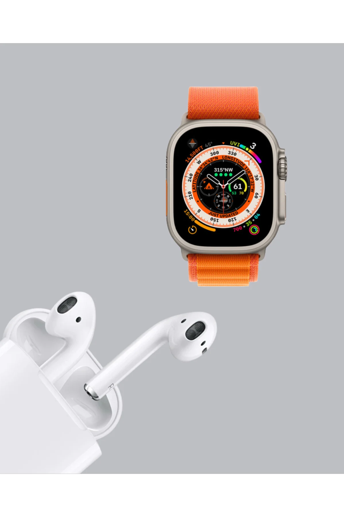 S8 Ultra Akıllı Saat ve Bluetooth Kablosuz Kulaklık 2’li Set
