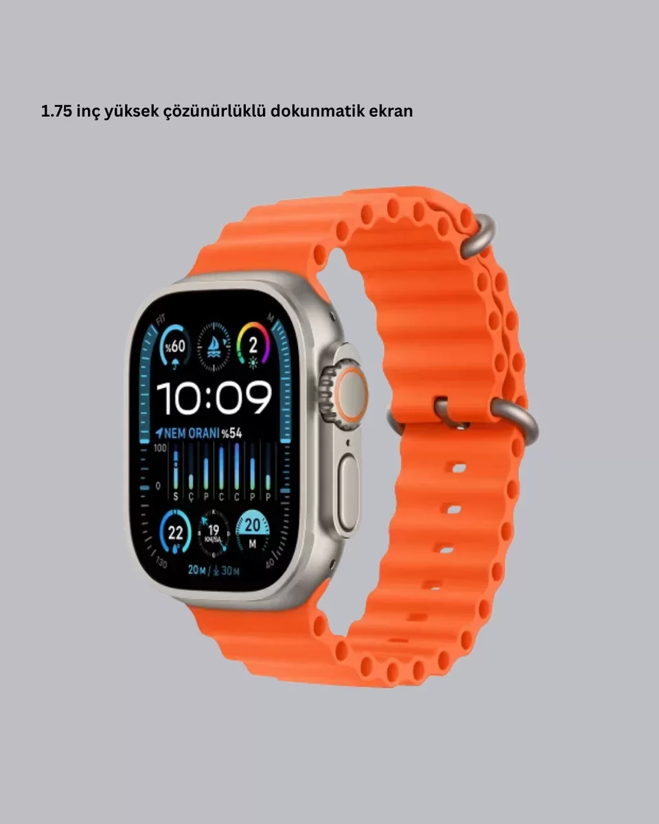 S8 Ultra Yeni Nesil Akıllı Saat ve Bluetooth Kablosuz Kulaklık 2'li Set