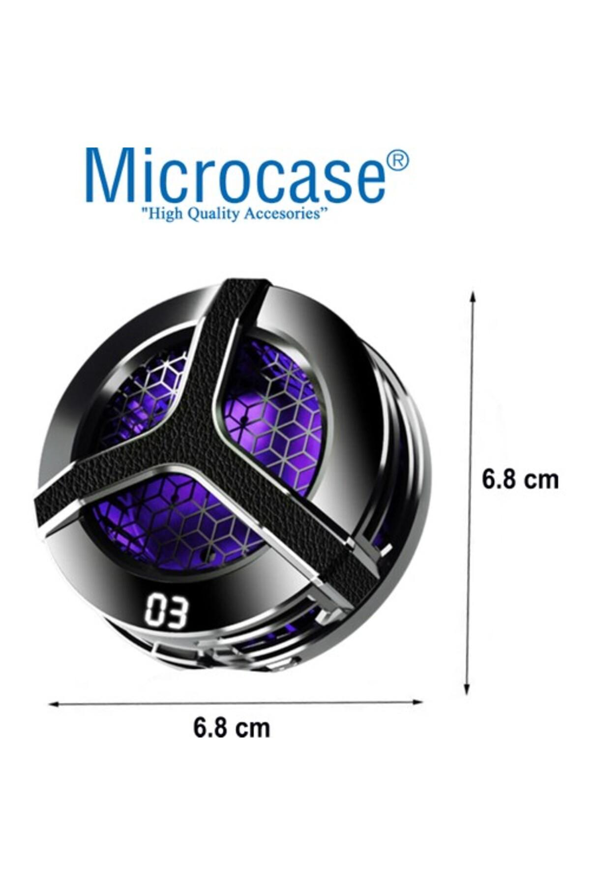 Pmr S9 Usb'den Manyetik Sıcaklık Göstergeli Rgb İşıklı Hızlı Soğutma