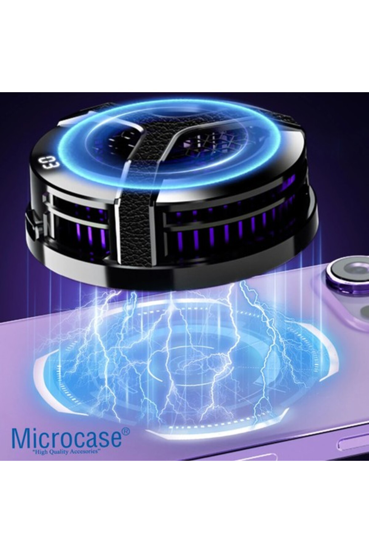 Pmr S9 Usb'den Manyetik Sıcaklık Göstergeli Rgb İşıklı Hızlı Soğutma