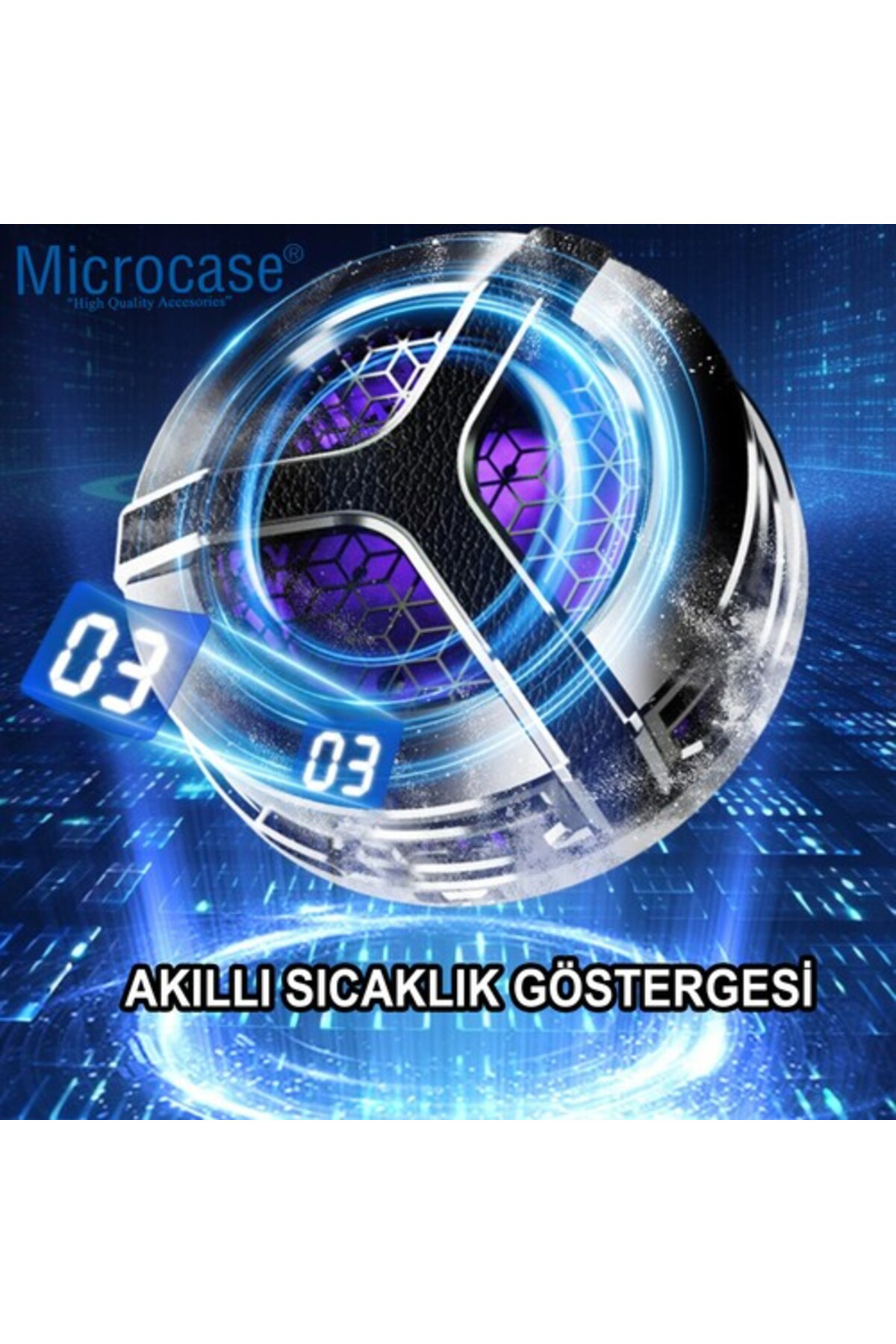 Pmr S9 Usb'den Manyetik Sıcaklık Göstergeli Rgb İşıklı Hızlı Soğutma