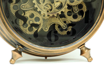 İhtiyaçavm Saat Çarklı Masa Saati Dekoratif Ev Ofis Hediyelik