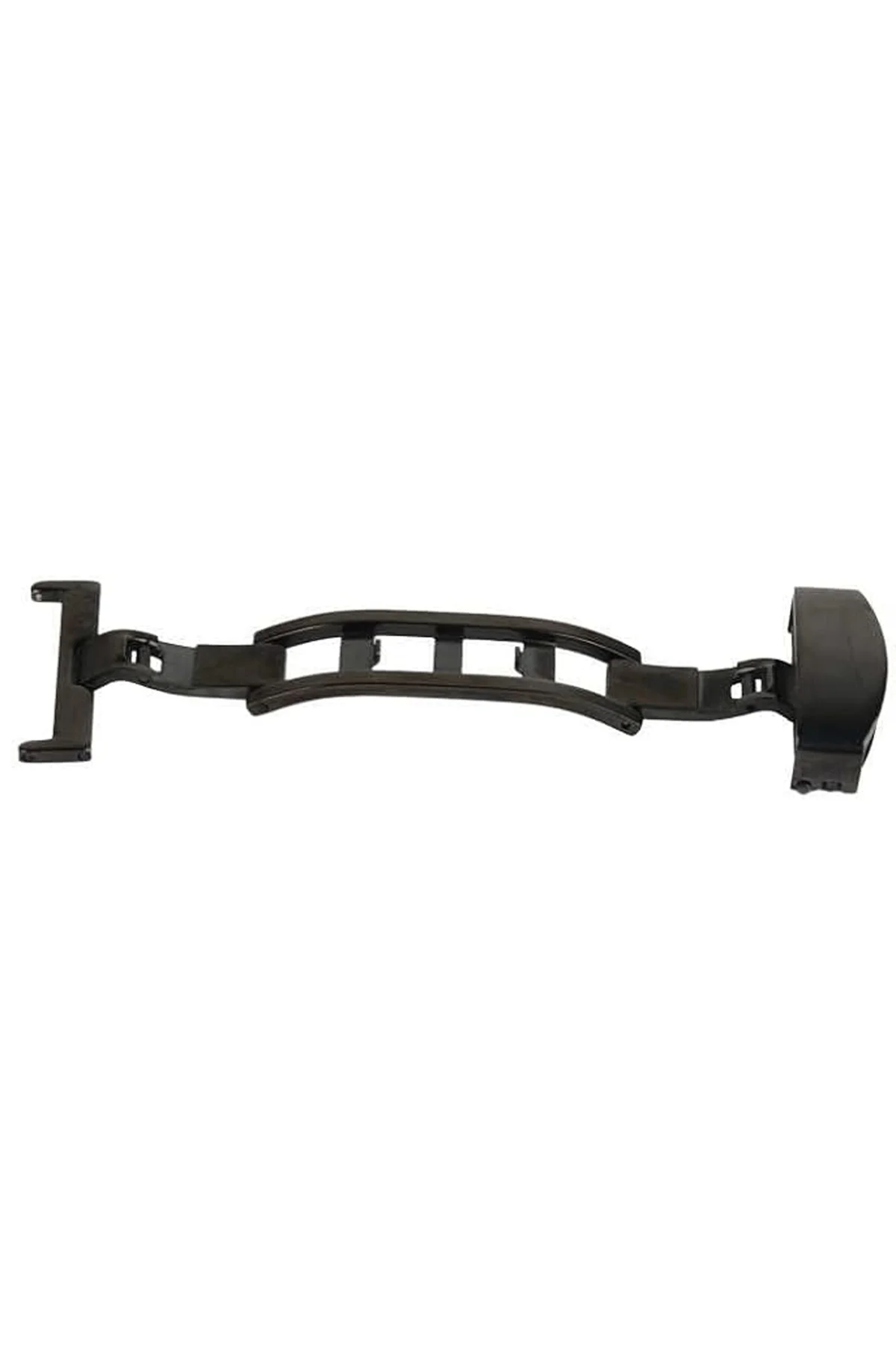 Saat Kordon Klipsi Kelebek Saat Tokası SİYAH 18 mm Çelik (NOT : 20 MM KORDONA UYGUN)