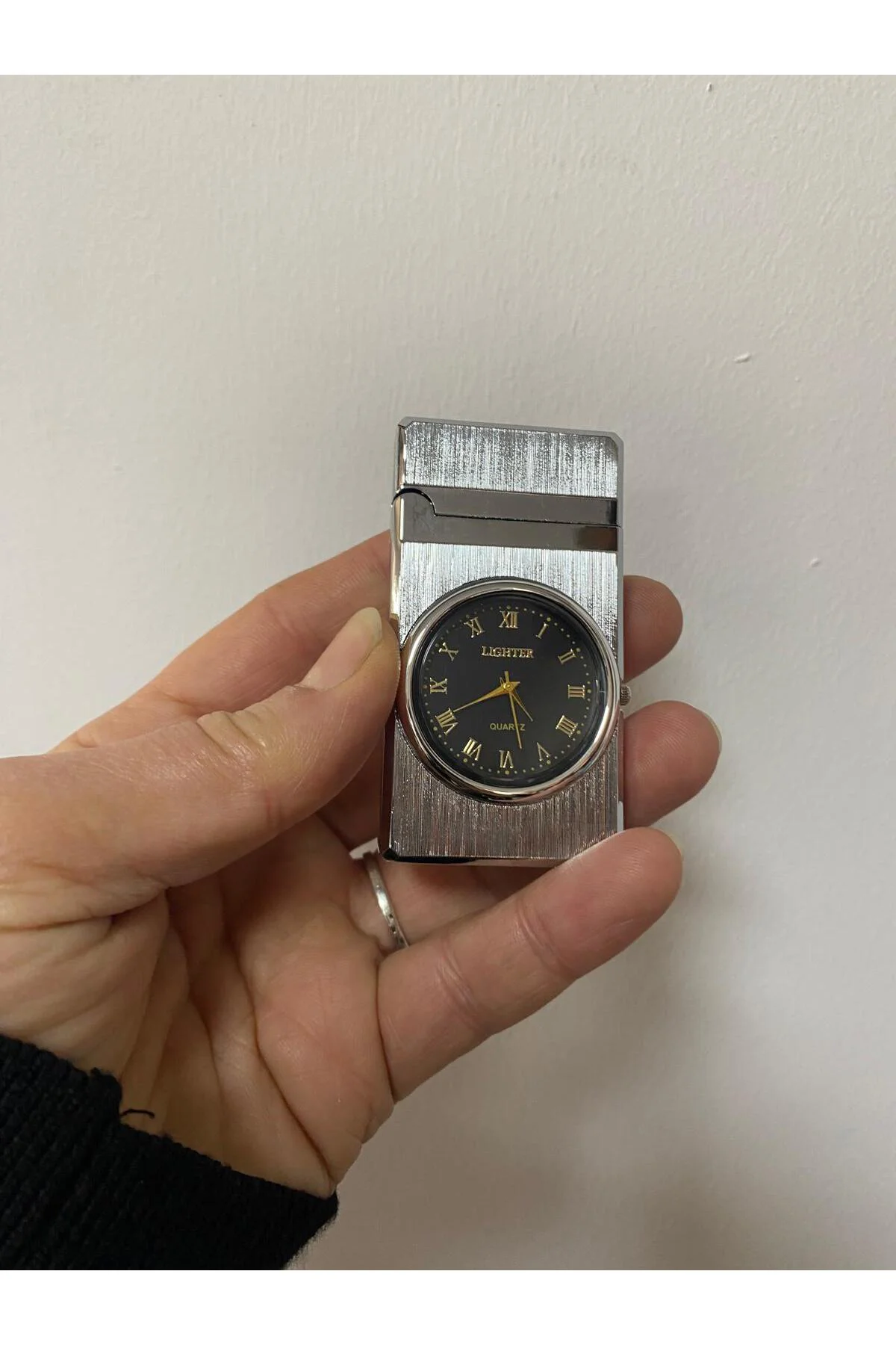 Saatli Metal Lüx Çakmak Saatli Metal Lüx Çakmak - Görsel 2