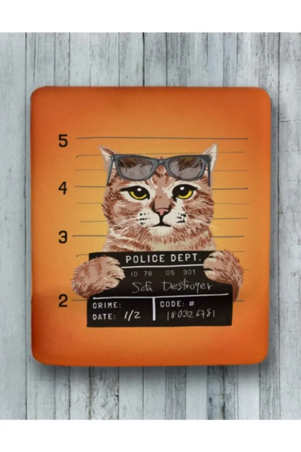 Sabıkalı Kedi Bilek Destekli Mouse Pad