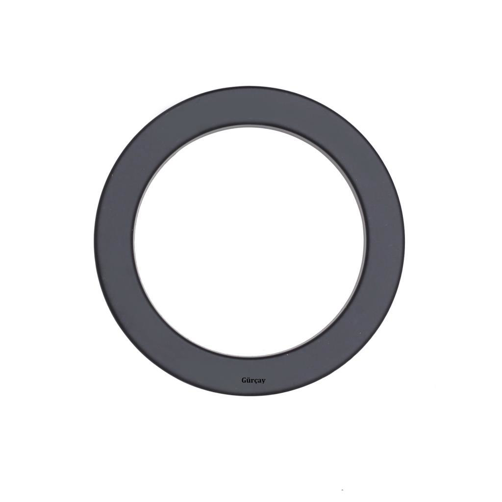 Gürçay Hırdavat Sabit Halka Kulp 64Mm Siyah - 2 Adet