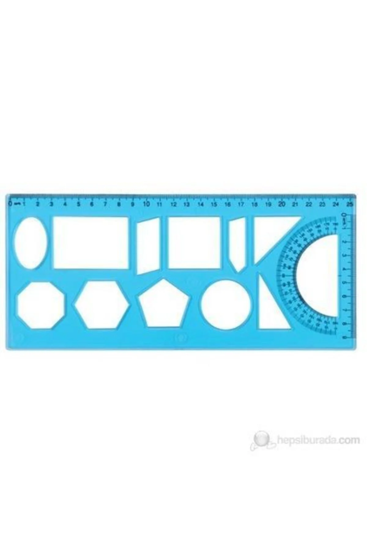 Şablon Cetveli Geometri 2 036* 1 Adet