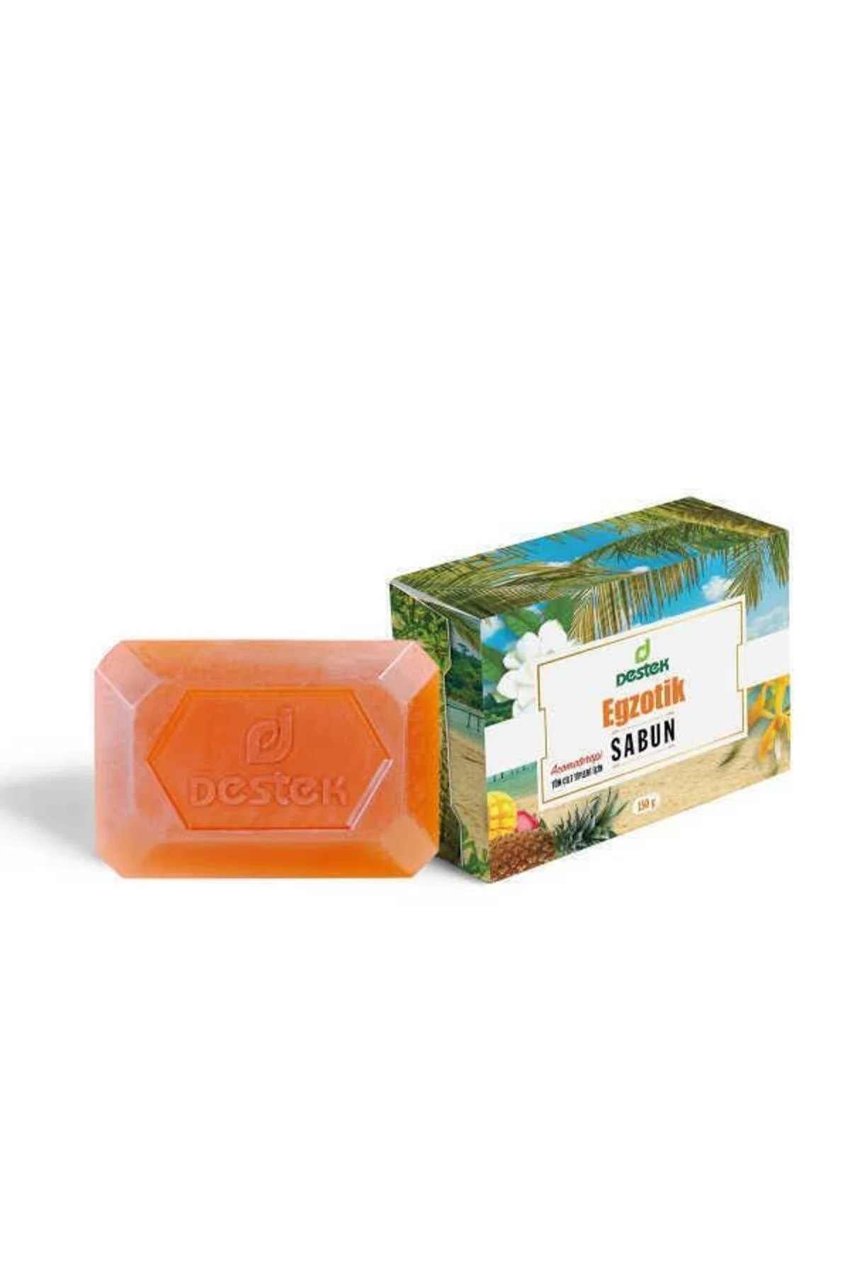 Sabun Seti kırmızı Yosun - Egzotik -turunçgil 150 Gr X 3