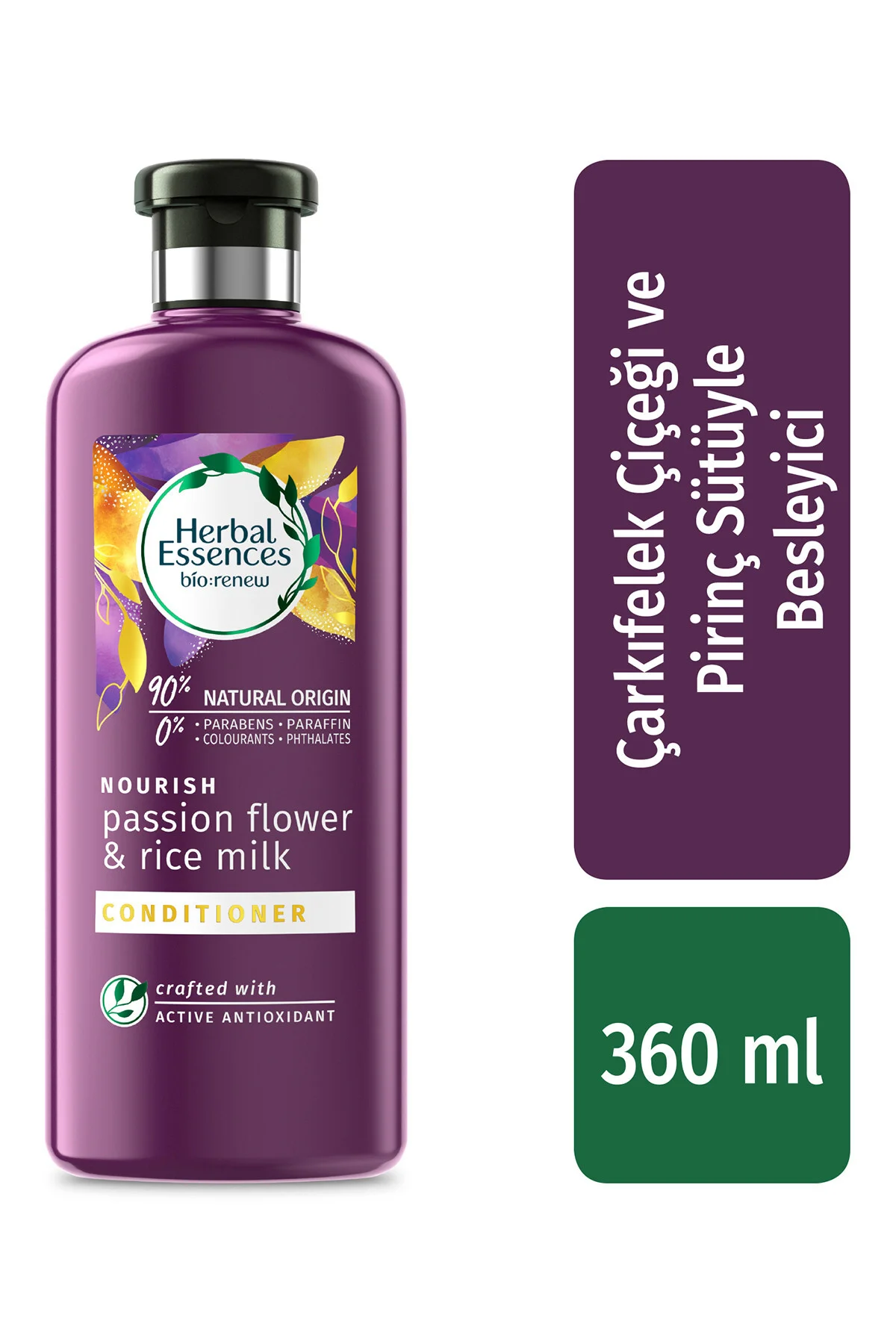 Saç Bakım Kremi Çarkıfelek Çiçeği ve Pirinç Sütü Saç Kremi 360 ml Saç Bakım Kremi Çarkıfelek Çiçeği ve Pirinç Sütü Saç Kremi 360 ml