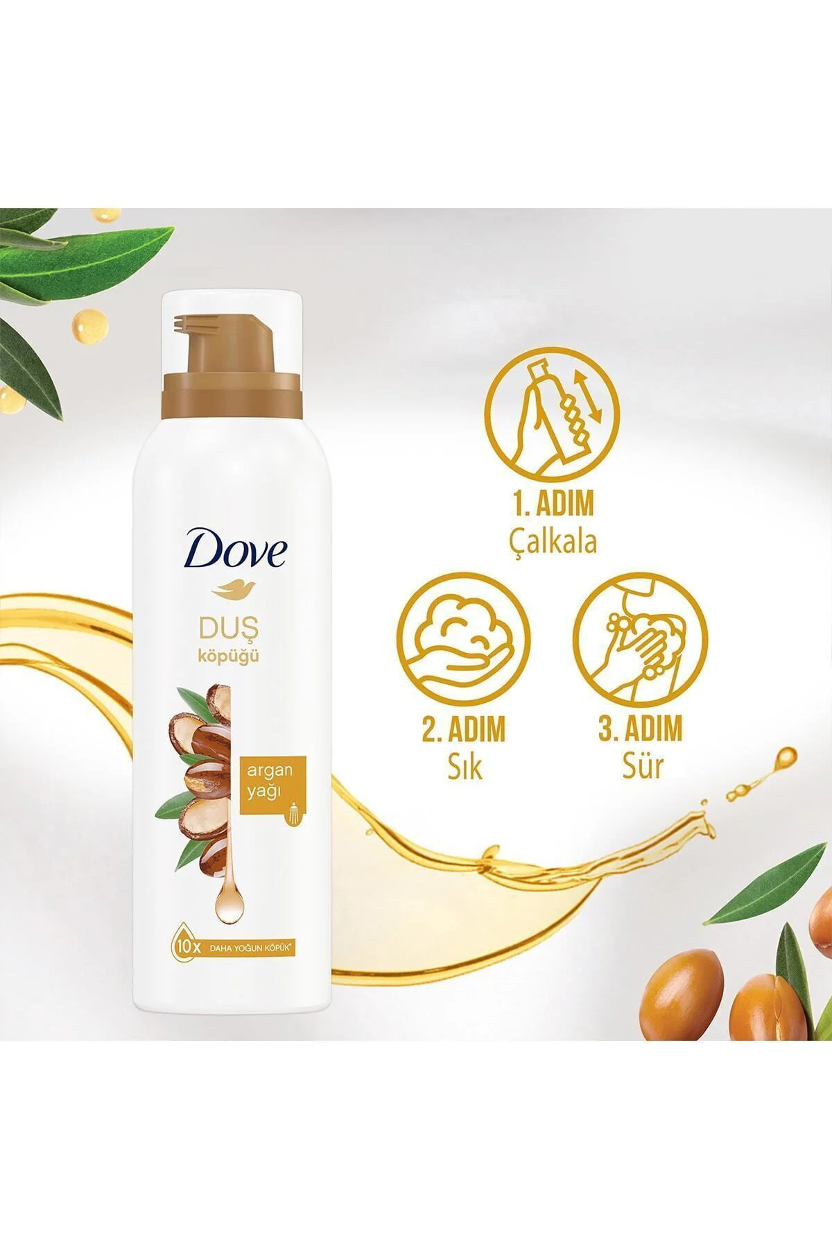 Saç Bakım Şampuanı Argan Yağı 400 ml + Köpük Duş Jeli Argan Yağı 200 ml + Duş Lifi Saç Bakım Şampuanı Argan Yağı 400 ml + Köpük Duş Jeli Argan Yağı 200 ml + Duş Lifi