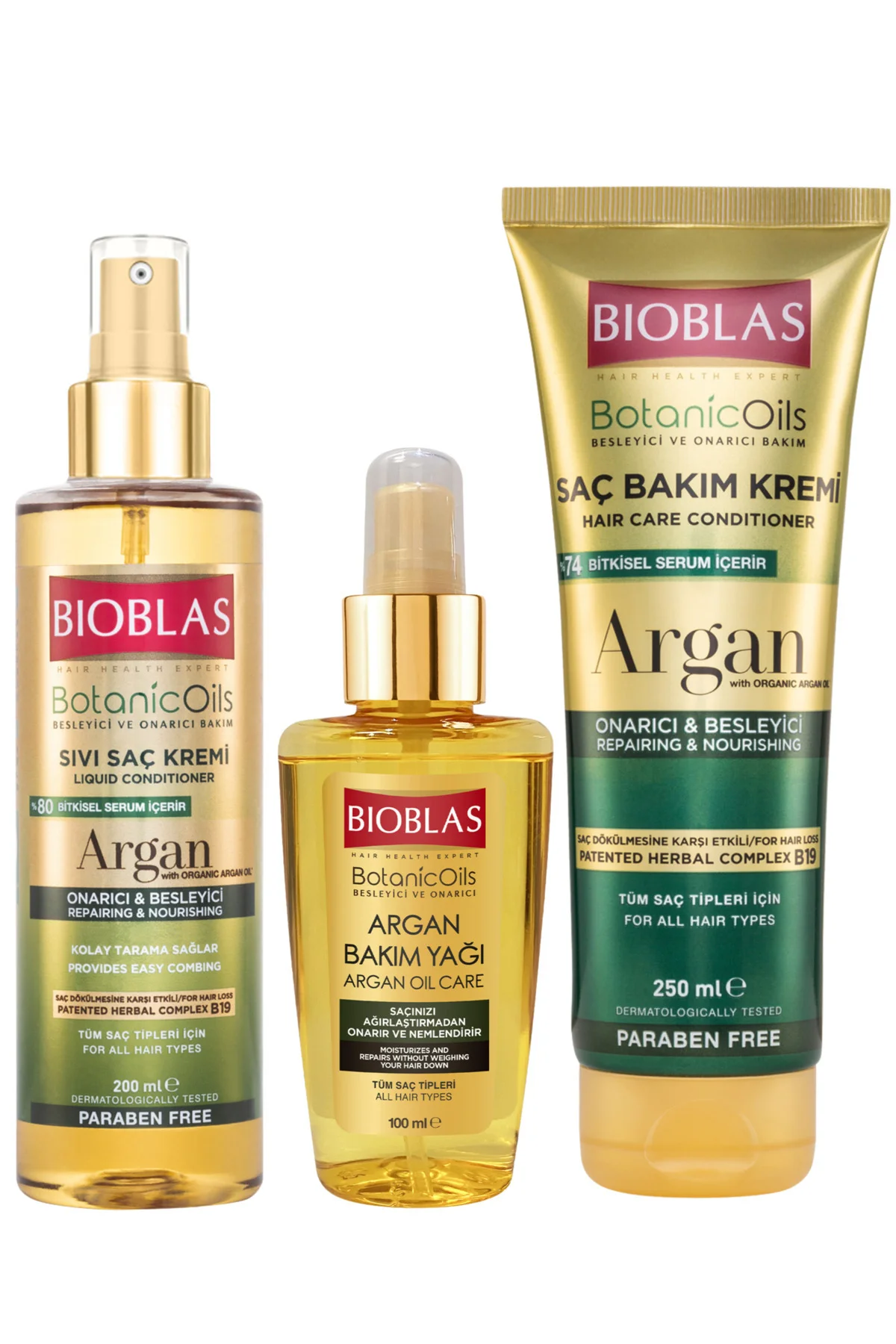 Saç Bakım Seti Saç Kremi + Saç Maskesi + Argan Bakım Yağı Saç Bakım Seti Saç Kremi + Saç Maskesi + Argan Bakım Yağı