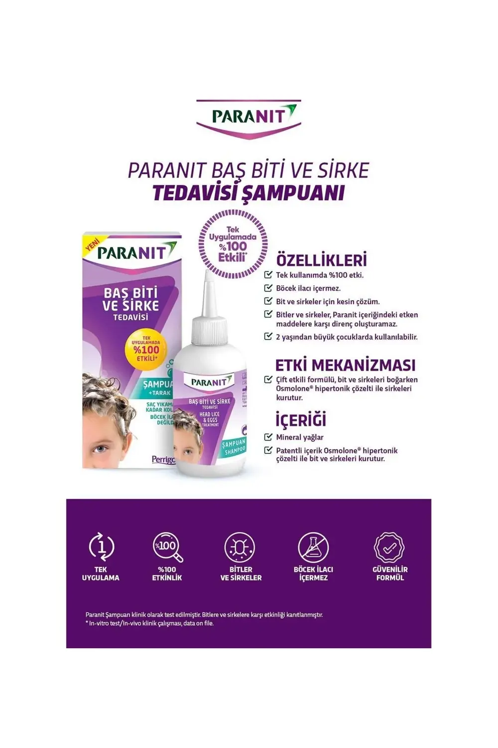 Saç Biti Ve Sirke Tedavi Seti 100 ml Şampuan 100 ml Spr