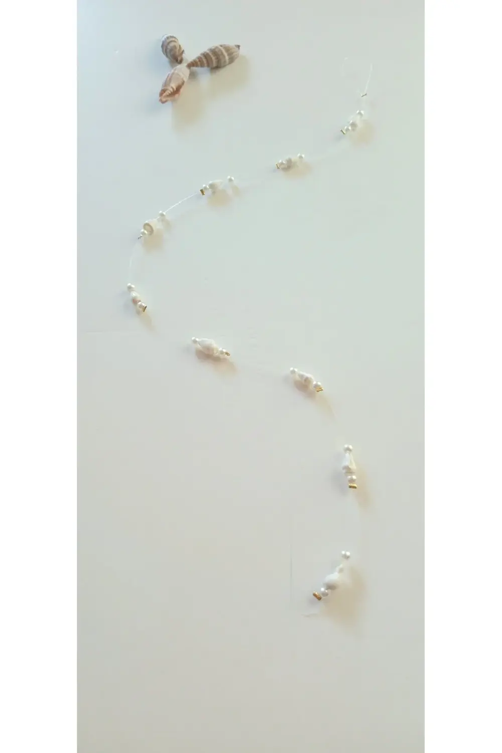 SAÇ BONCUĞU DENİZ KABUĞU VE İNCİ MODELİ