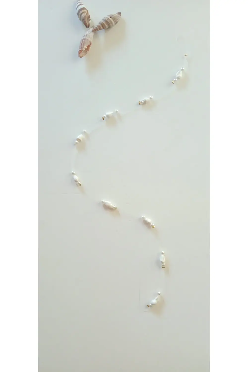 SAÇ BONCUĞU DENİZ KABUĞU VE İNCİ MODELİ