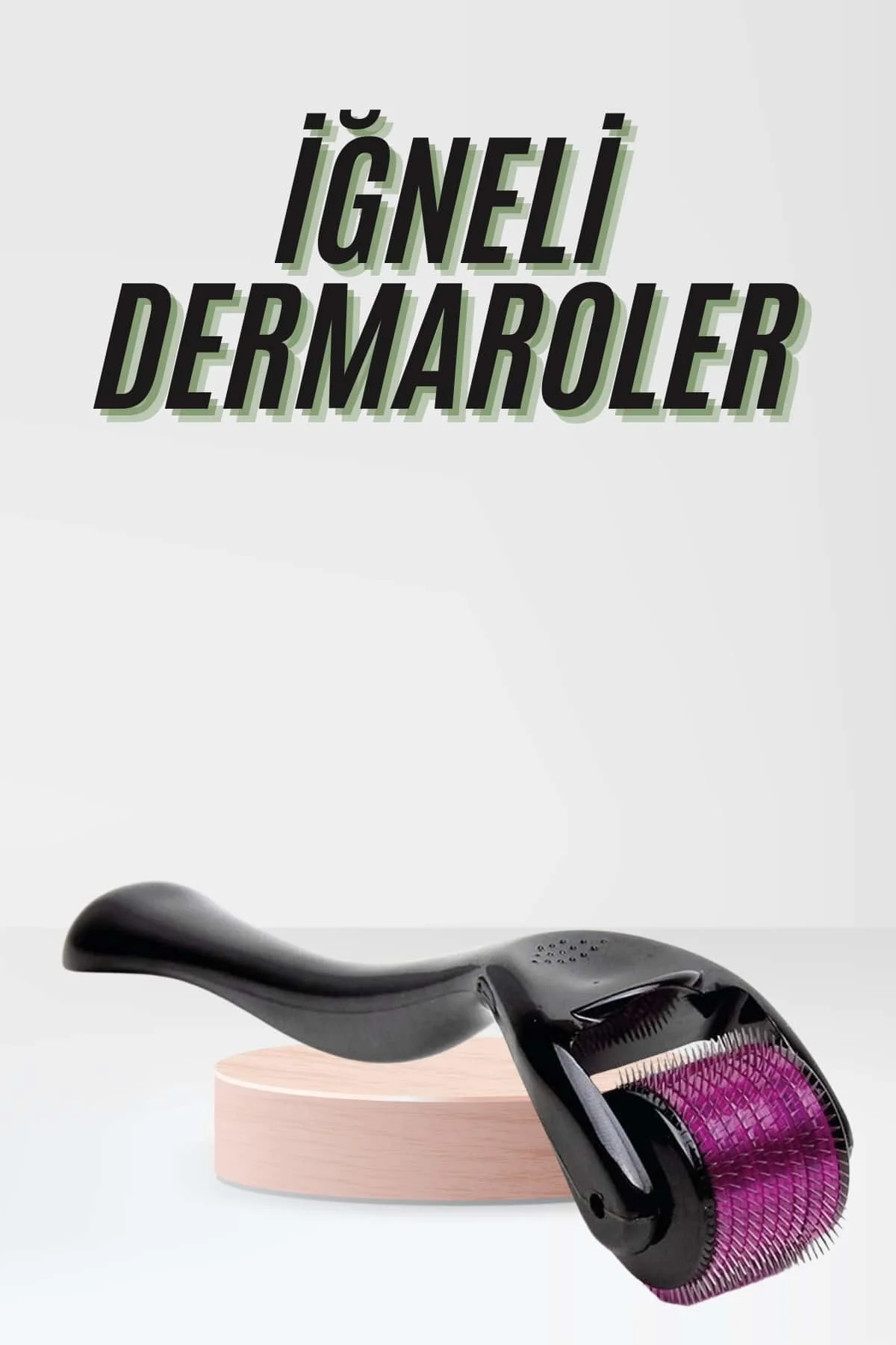 Saç Çıkarma Tarağı Dermaroller 540 Iğneli Roller 1 Mm Iğne Cilt Yüz Yenileme Bakım Seti