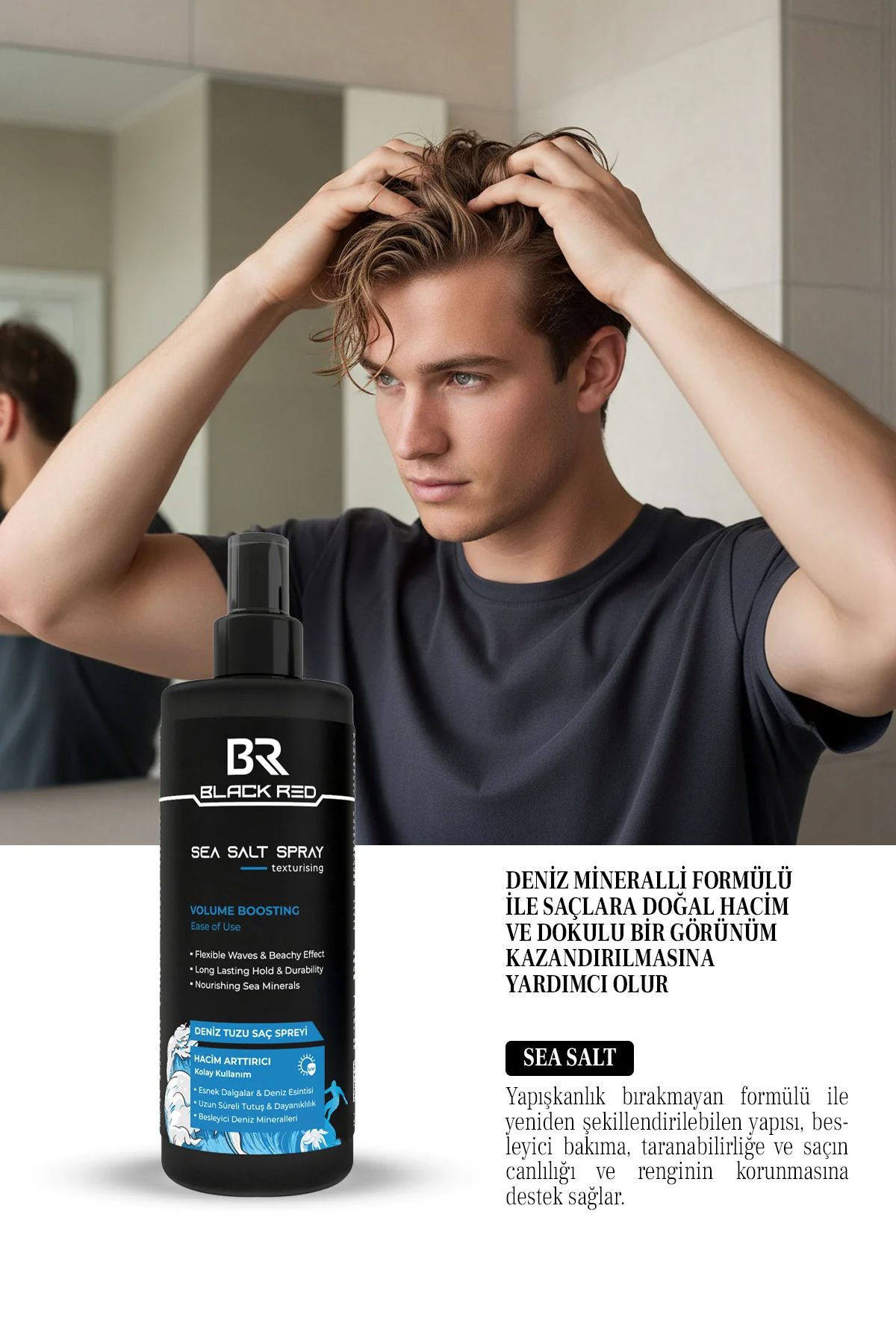 Saç Deniz Tuzu Spreyi - Sea Salt Spray Orta Tutuşlu Hacimlendirir Anti Uv Saç Şekillendirici Fiyatı, Yorumları ve Özellikleri