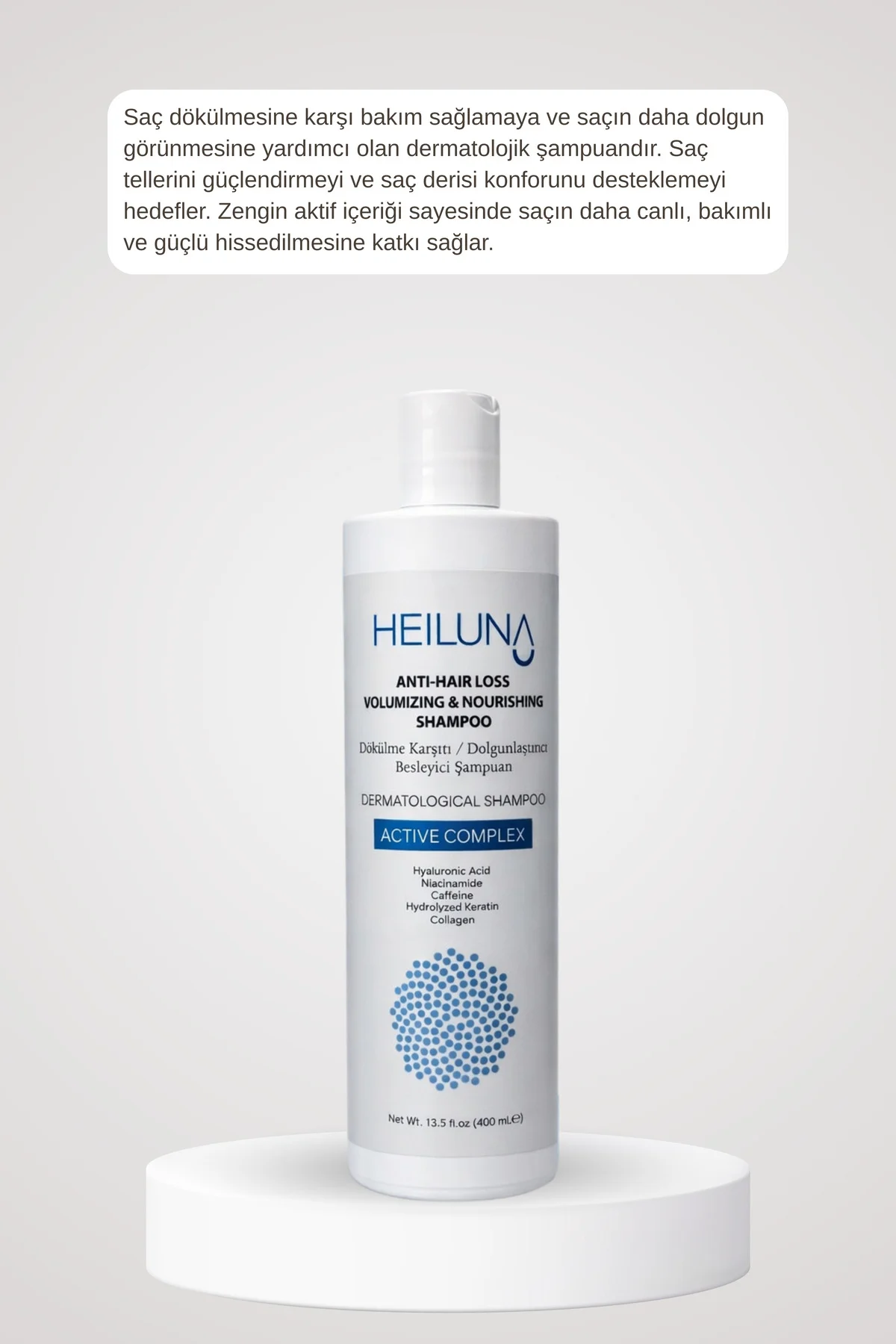 Saç Dökülme Karşıtı Şampuan Kolajen ve Keratin Destekli 400 ml