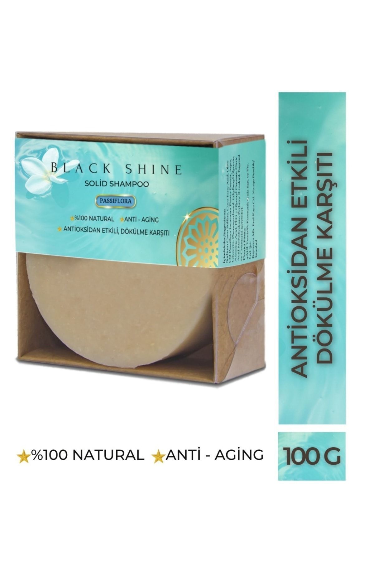 Black Shine Bs Saç Dökülmelerine Karşi Passiflora Katkili Kati Şampuan