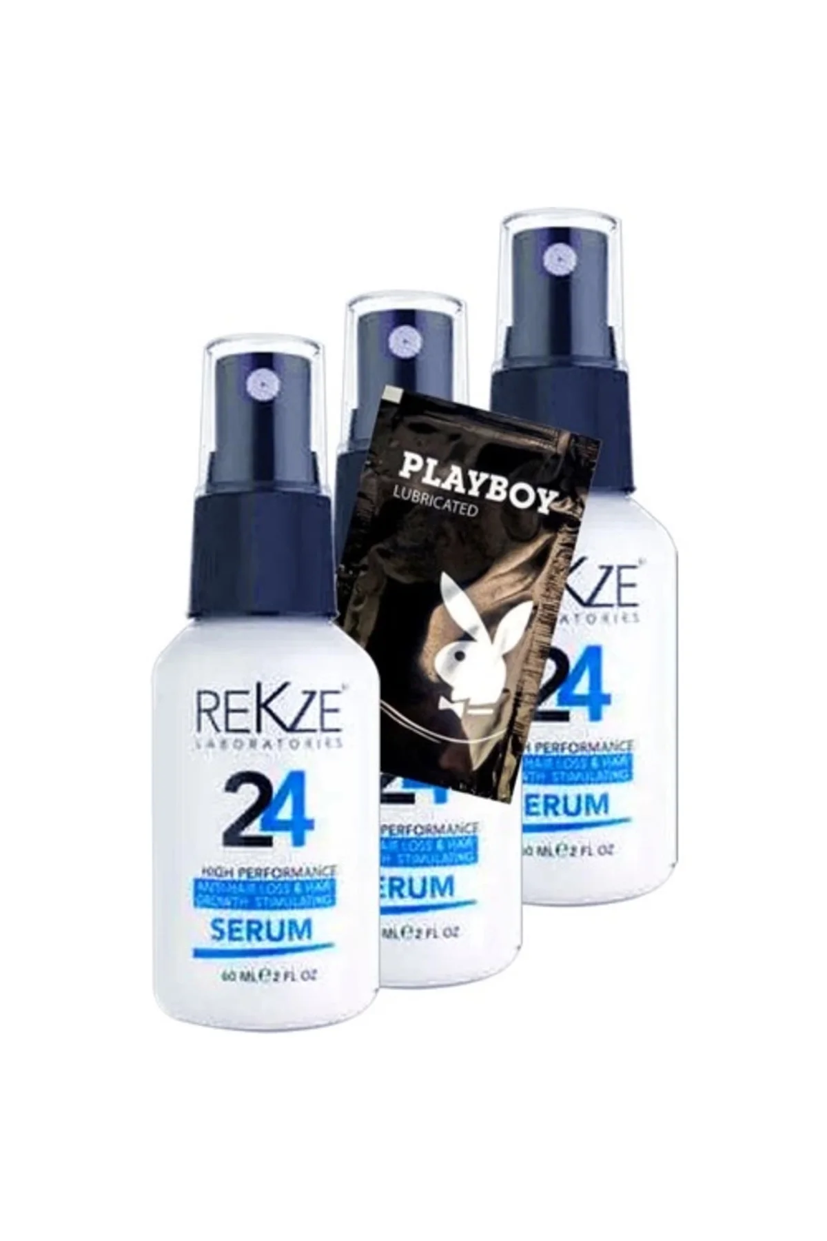 Saç Dökülmesine Karşı 3'lü Bakım Seti - 60 ml REKZE24 Sprey + Jel