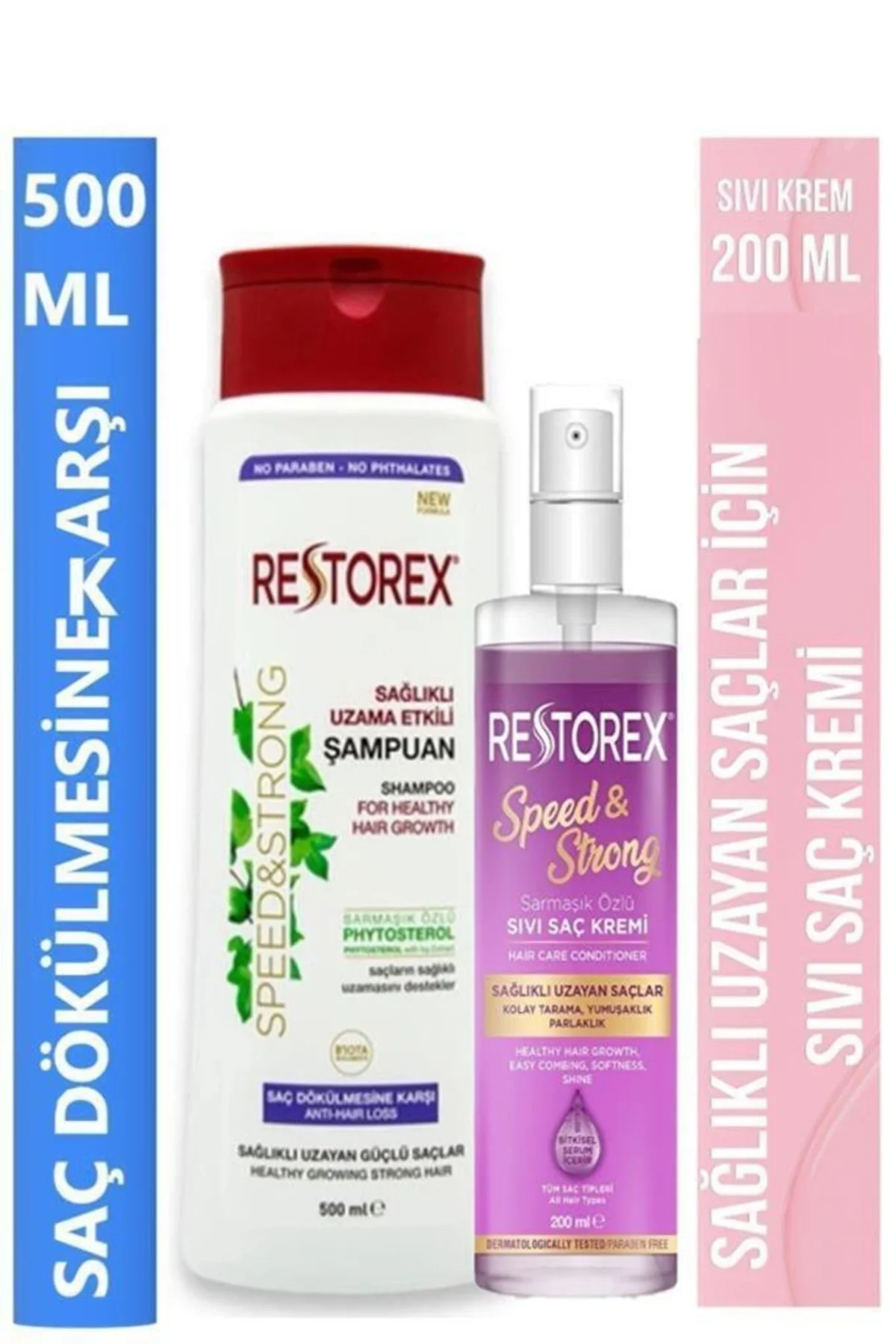 Saç Dökülmesine Karşı 500 Ml&sıvı Saç Kremi 200 Ml
