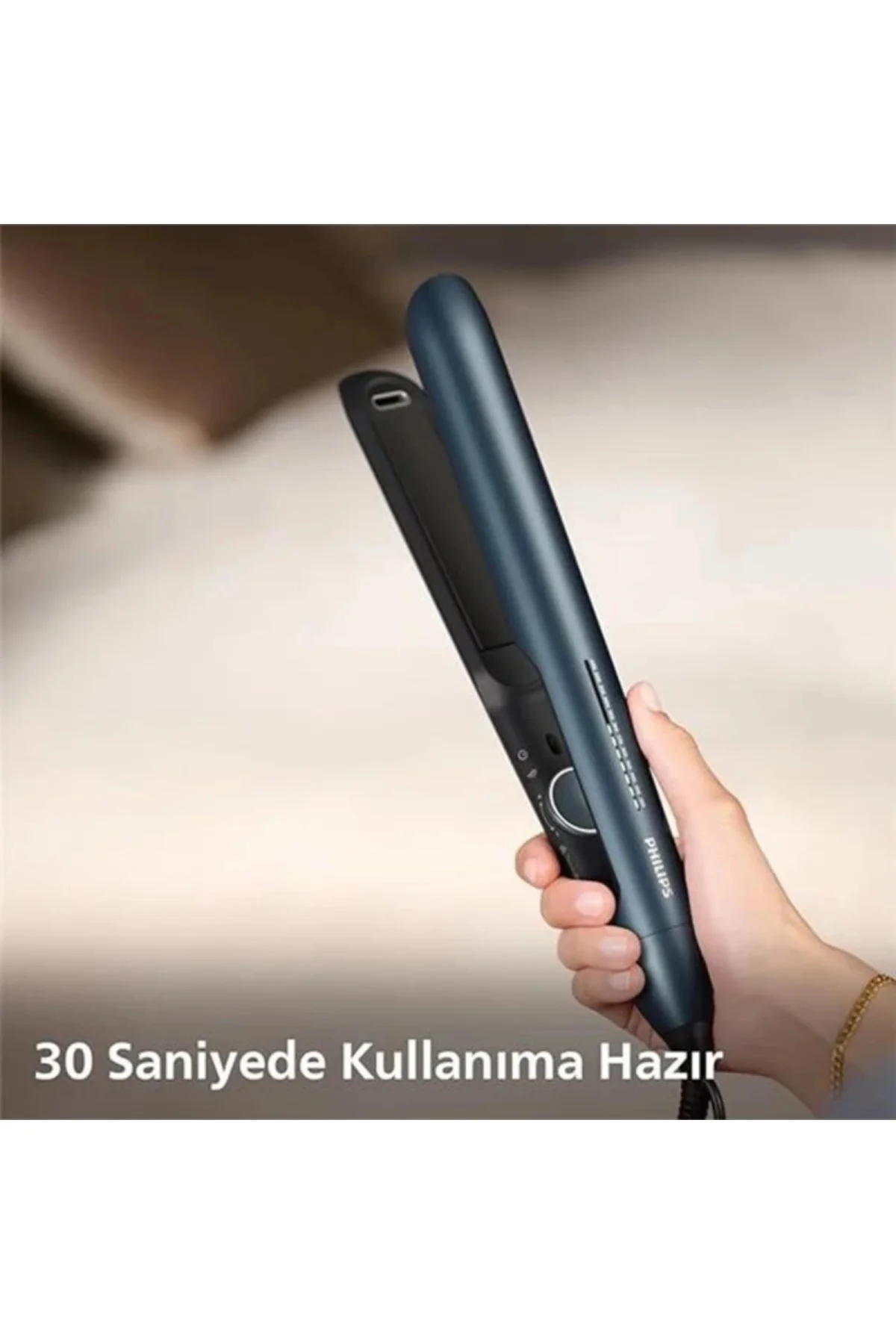 Saç Düzleştirici, Bukle Özellikli, Argan Yağlı Plaka, ThermoShiel