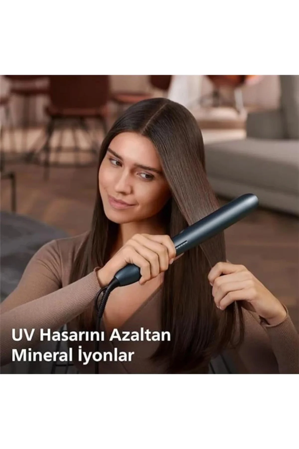 Saç Düzleştirici, Bukle Özellikli, Argan Yağlı Plaka, ThermoShiel