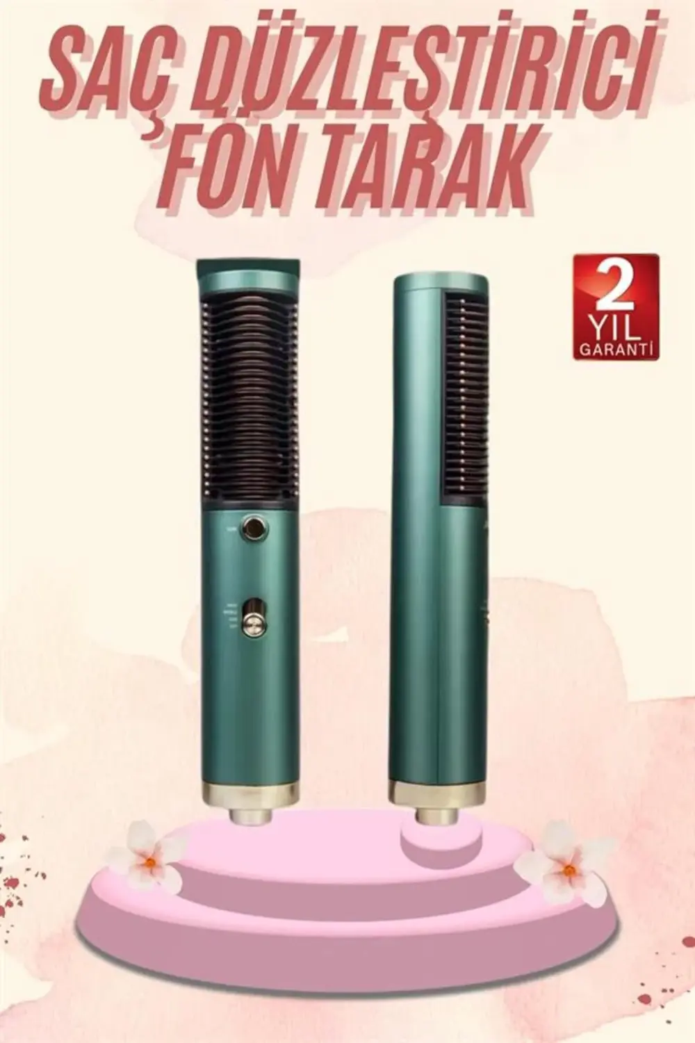 Saç Düzleştirici Fön Makinesi Saç Fırçası Profesyonel Üflemeli