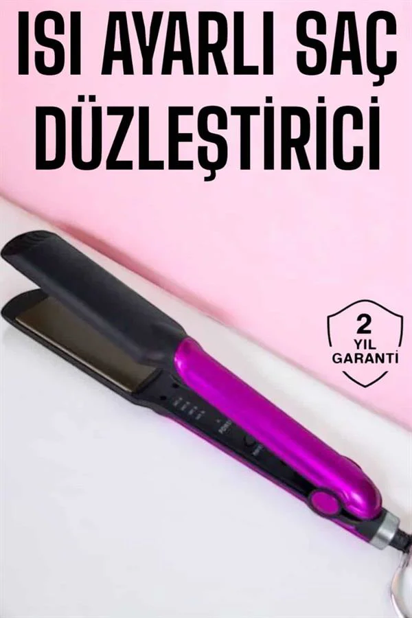 Saç Düzleştirici Isı Ayarlı Seramik Kaplama Döner Kablo Yıpranma Karşıtı Saç Düzleştirici Isı Ayarlı Seramik Kaplama Döner Kablo Yıpranma Karşıtı