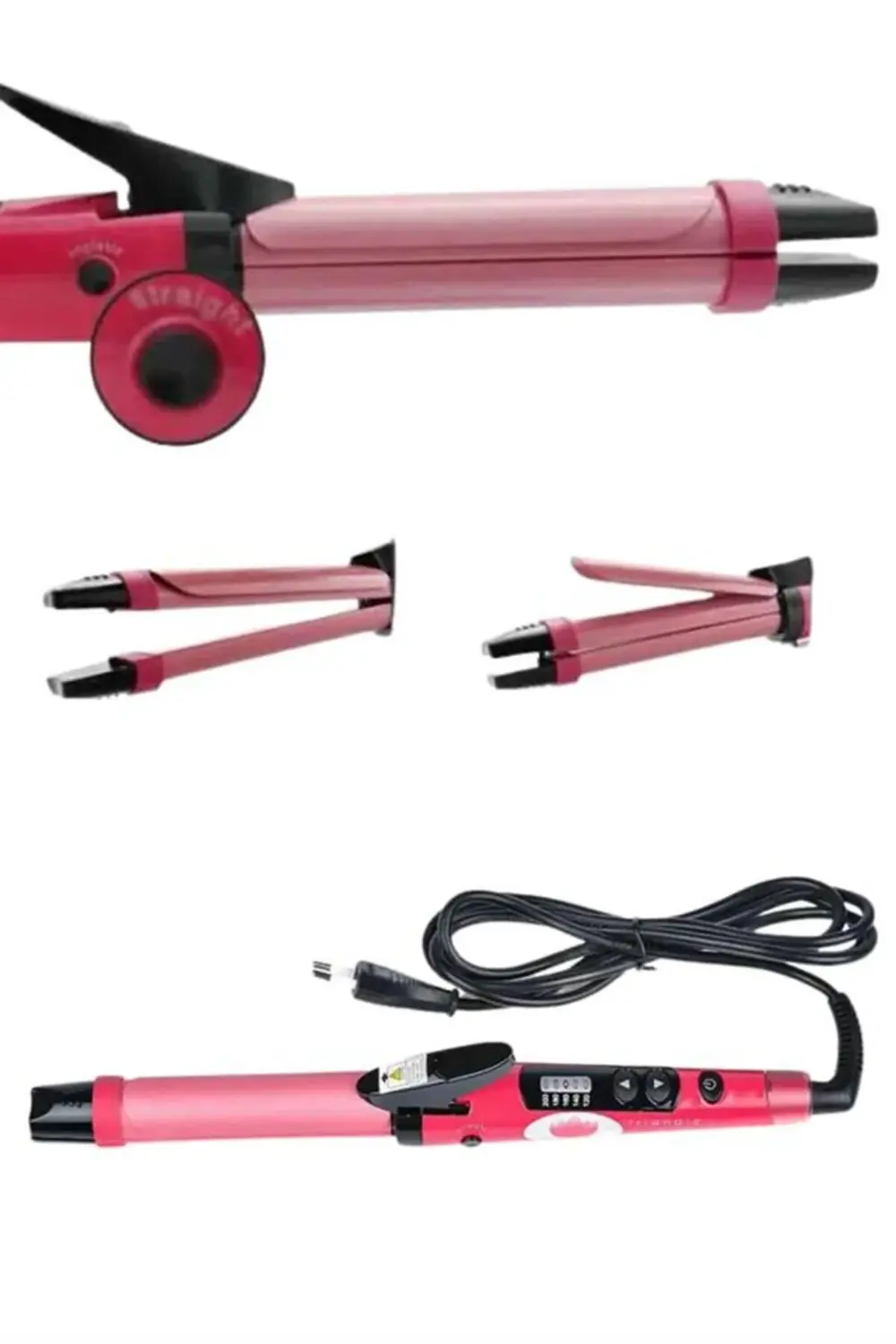 Saç Düzleştirici Şekillendirici Saç Maşası İkili Şekillendirici I