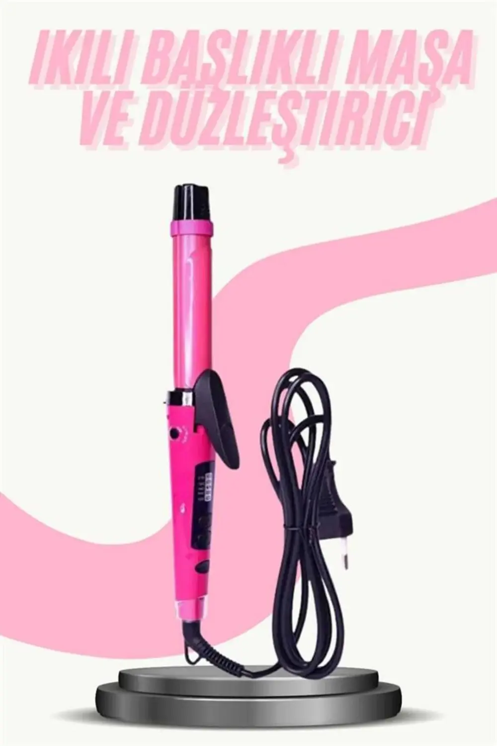 Saç Düzleştirici Şekillendirici Saç Maşası İkili Şekillendirici I
