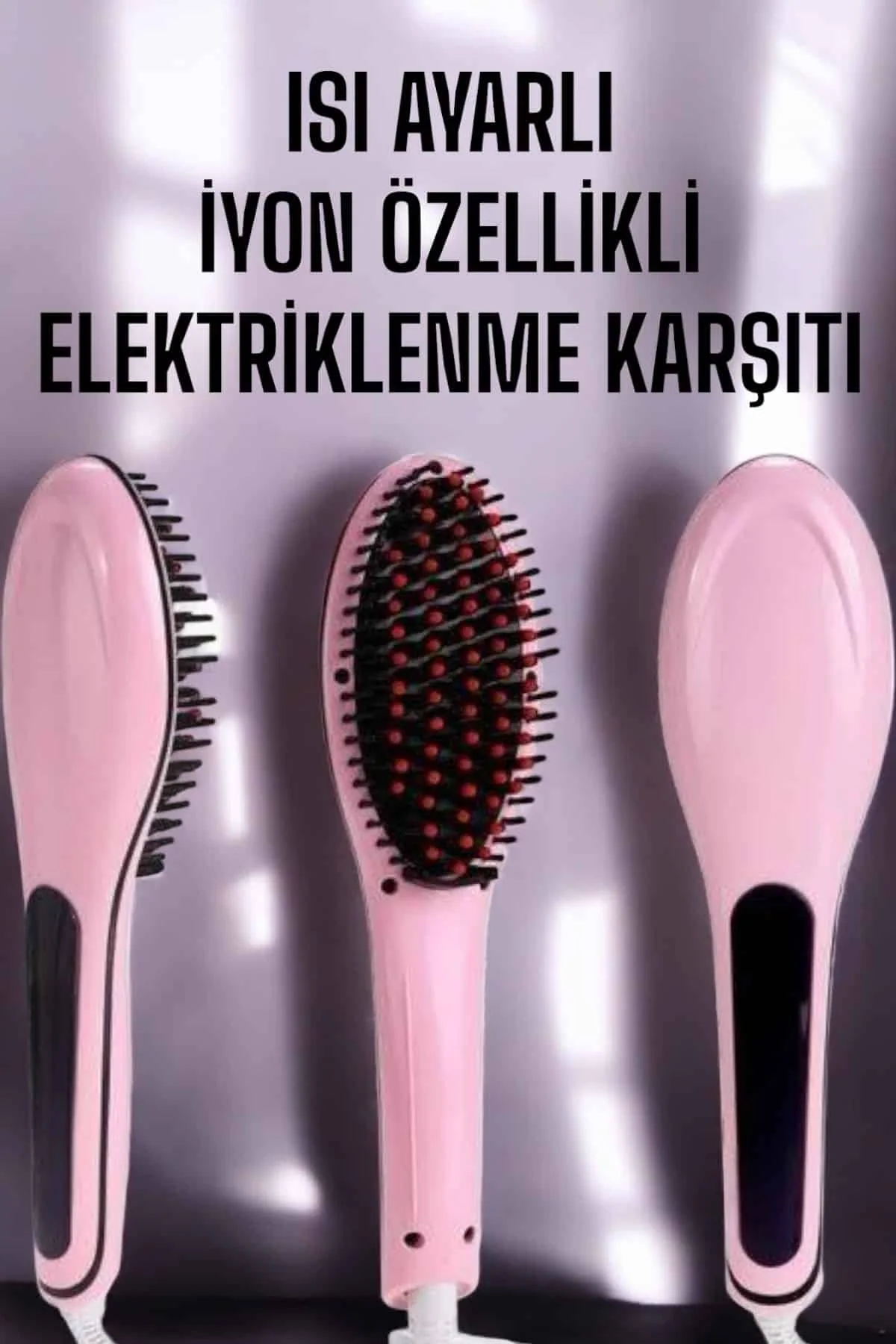 Saç Düzleştirici Tarak Isı Ayarlı Yıpranma Önleyici Düzleştirici Fön Tarak Fiyatı, Yorumları ve Özellikleri