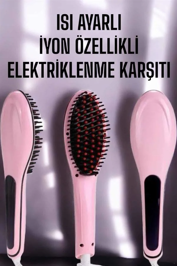 Saç Düzleştirici Tarak Isı Ayarlı Yıpranma Önleyici Düzleştirici Fön Tarak Saç Düzleştirici Tarak Isı Ayarlı Yıpranma Önleyici Düzleştirici Fön Tarak