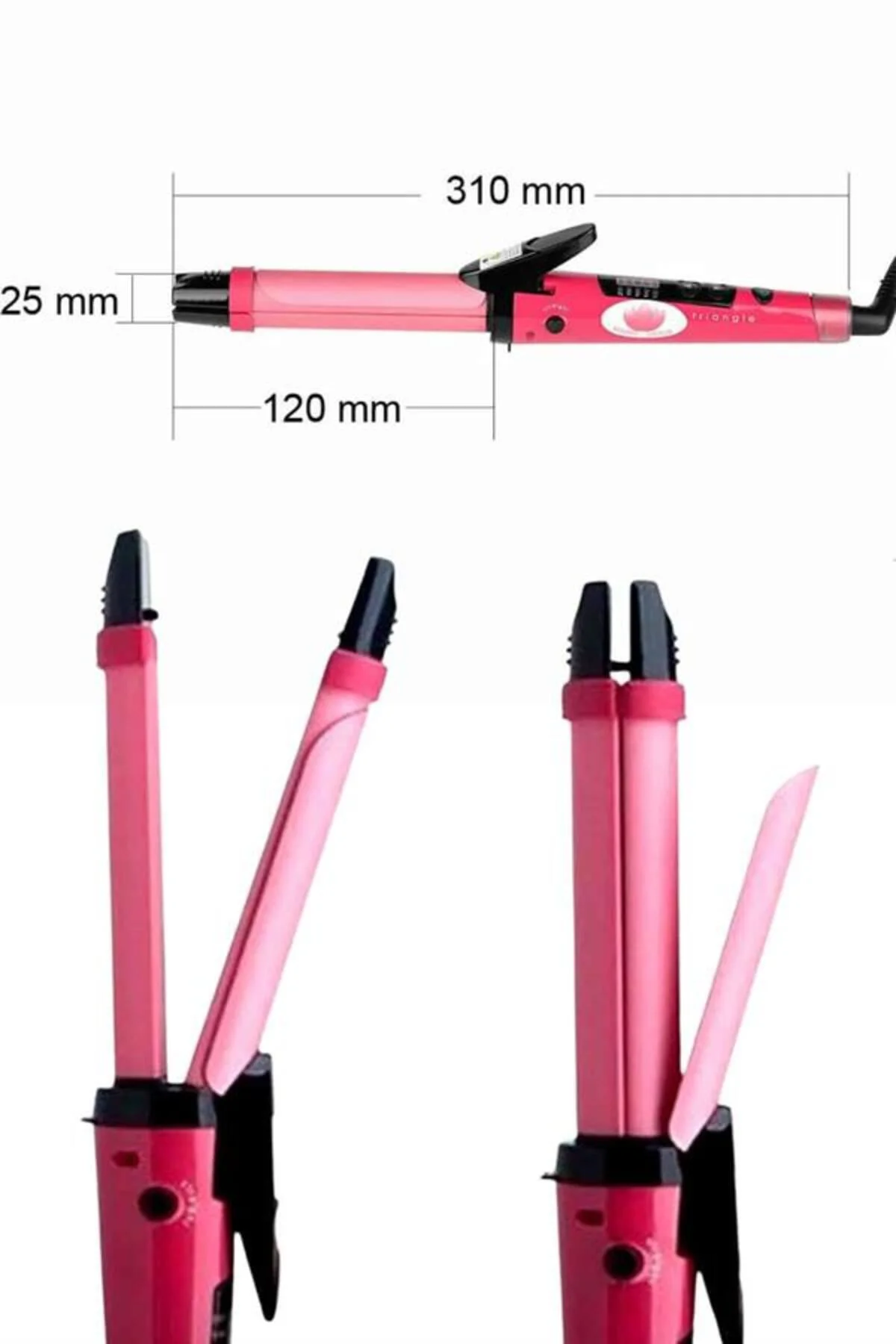 Saç Düzleştirici Ve Maşa İkili Saç Şekillendirici Tüm Saç Tipleri