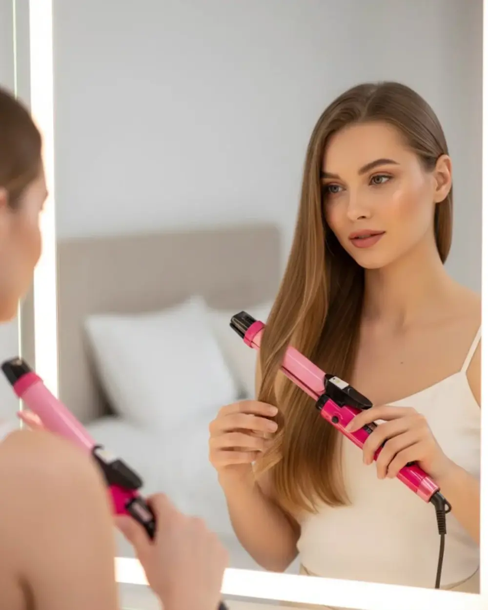 Saç Düzleştirici Ve Maşa İkili Saç Şekillendirici