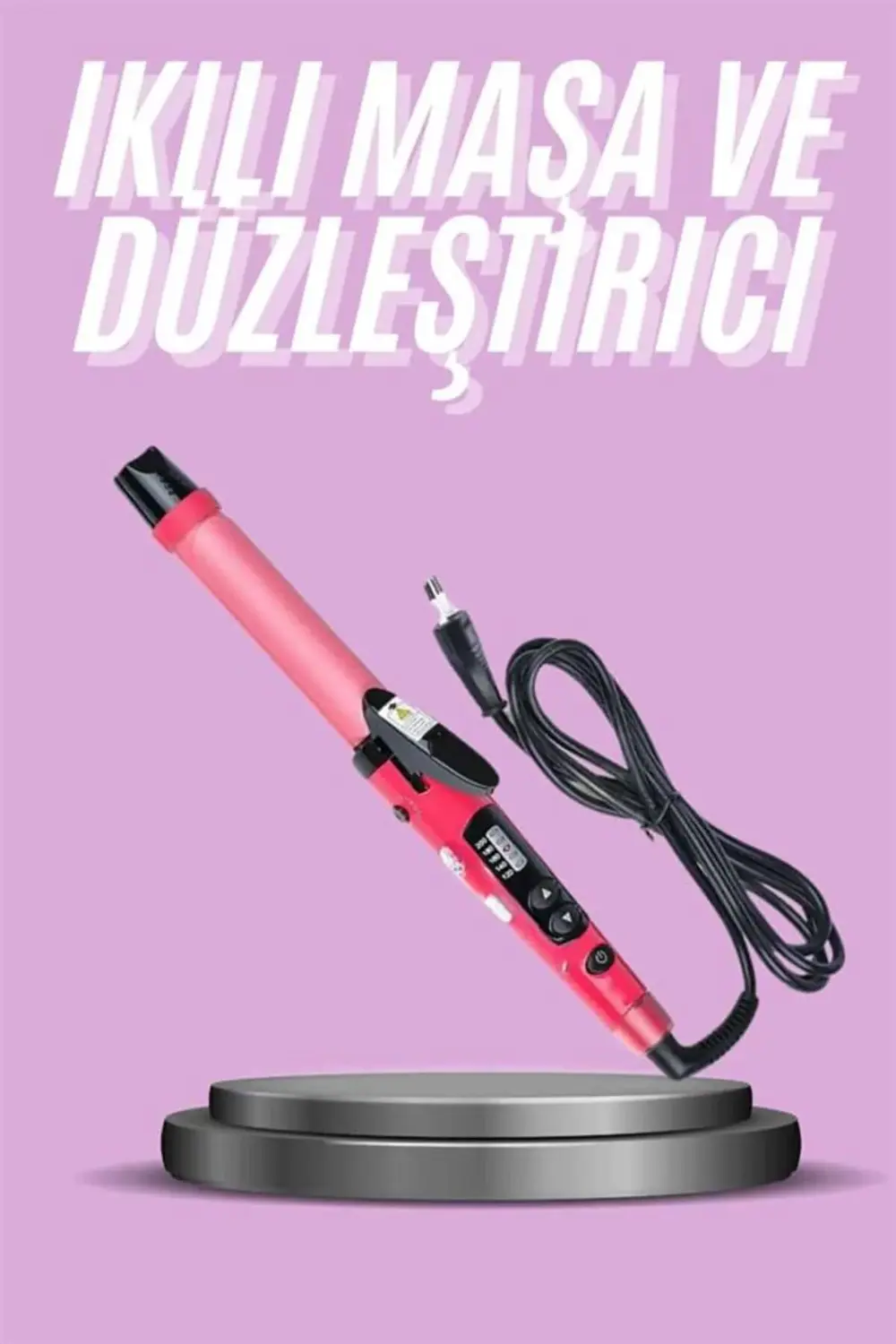 Saç Düzleştirici Ve Maşa İkili Saç Şekillendirici Tüm Saç Tipleri