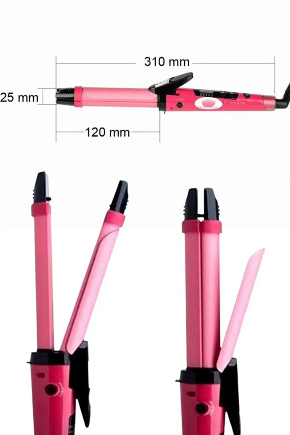 Saç Düzleştirici Ve Maşa İkili Saç Şekillendirici Tüm Saç Tipleri