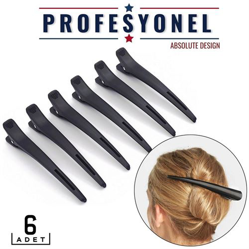 Saç Klipsi Toka 6 Adet Absolute Design Saç Klipsi Toka 6 Adet Absolute Design
