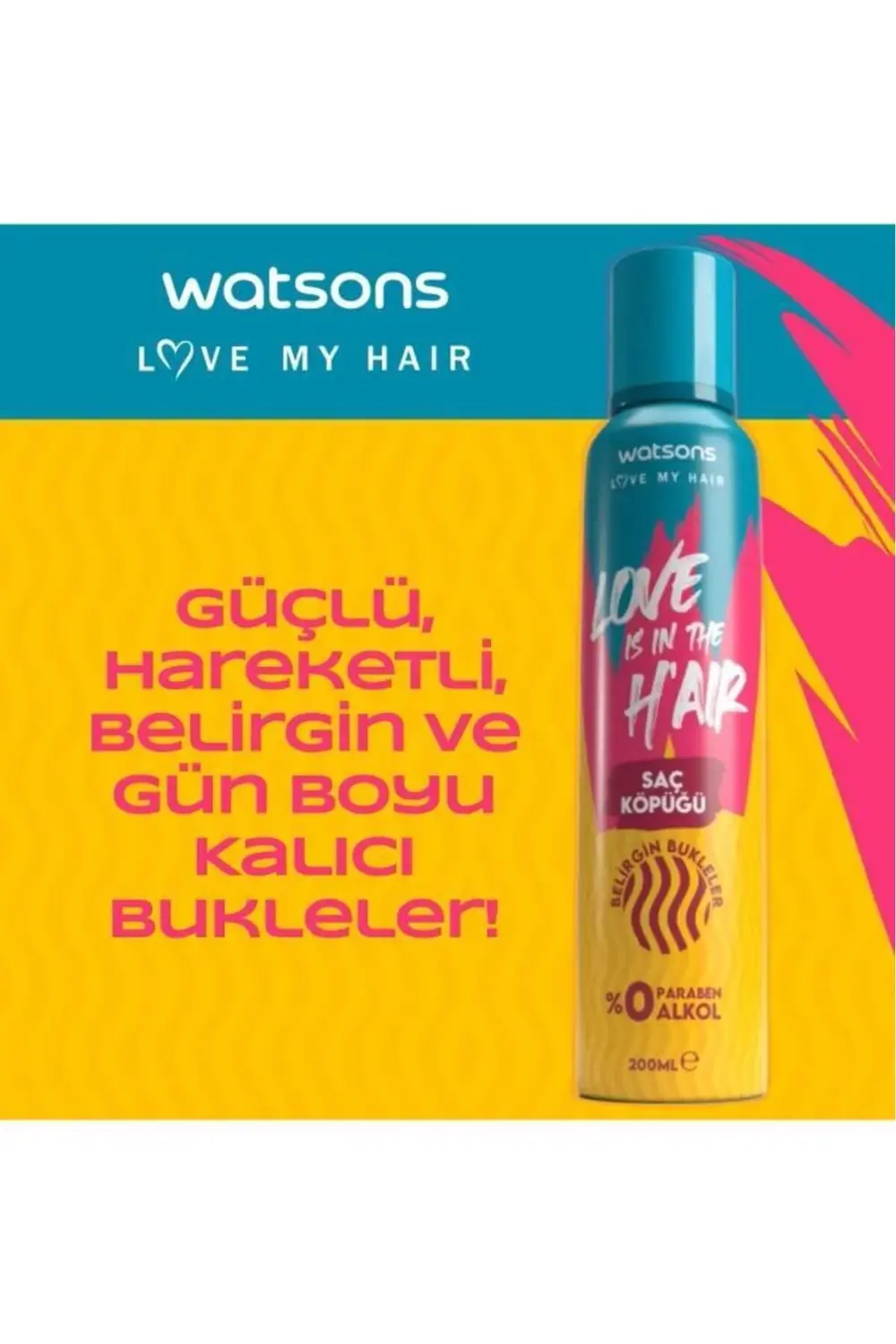 Saç Köpüğü Bukle Belirginleştirici 200 Ml