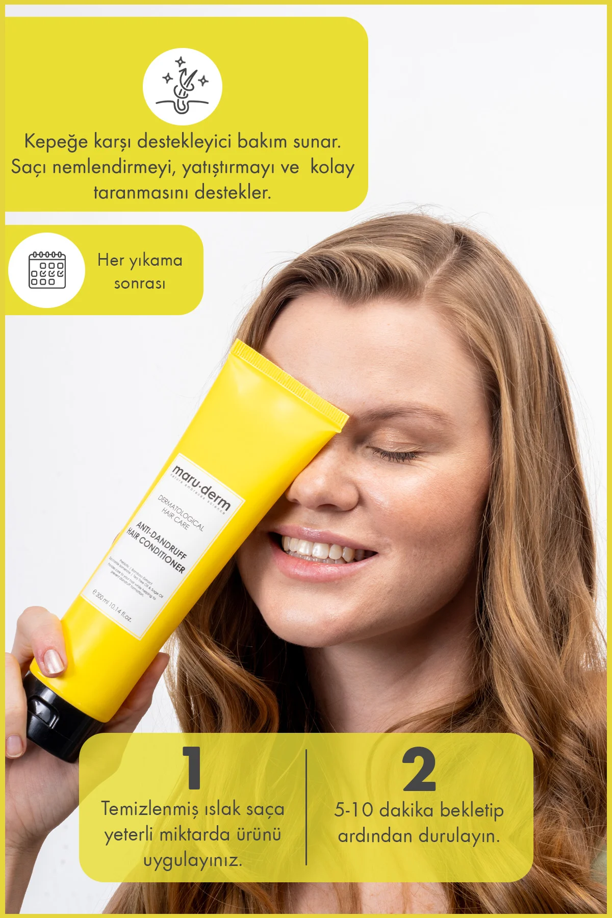 Saç Kremi | Kepeğe Karşı Etkili Saç Kremi 300 ML | Normal/yağlı S