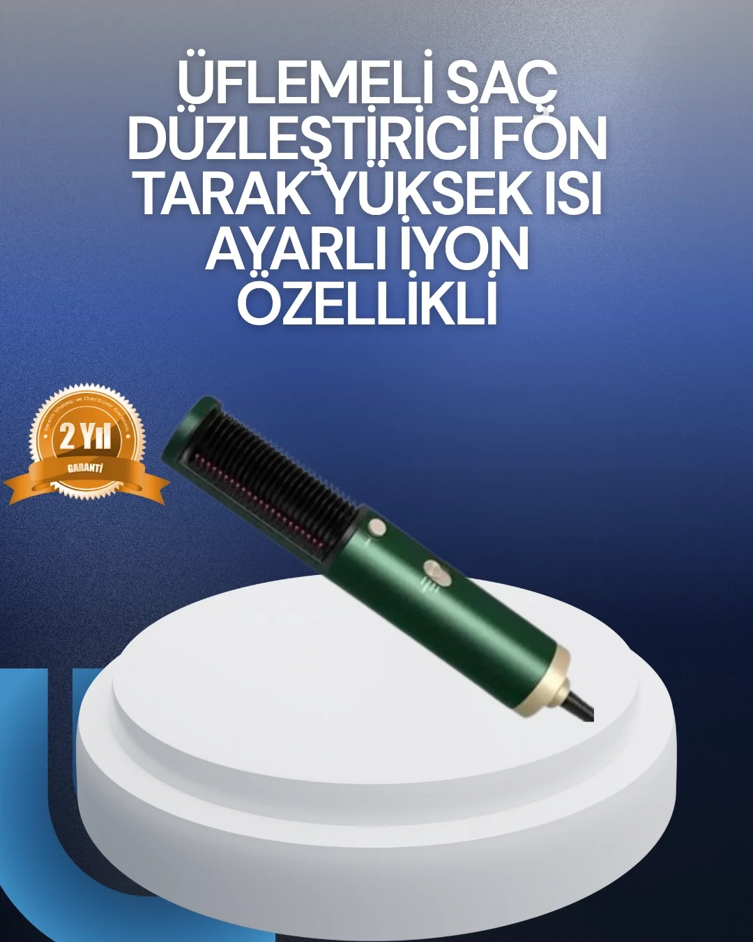 Saç Kurutma, Düzleştirici ve Tarak Tek Cihazda – 3 Kademeli Isı Ayarı Fiyatı, Yorumları ve Özellikleri