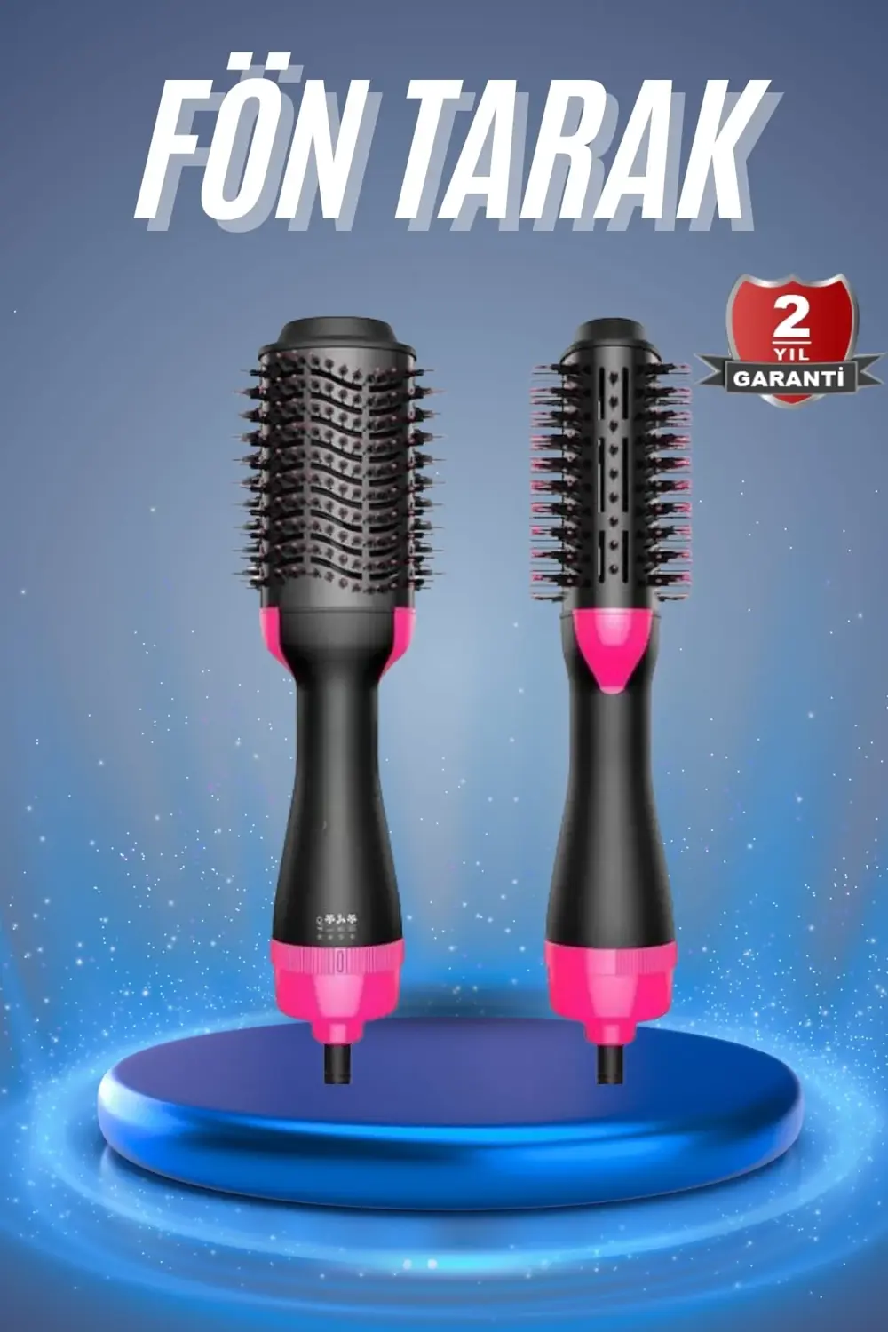Saç Kurutma Makinesi Saç Düzleştirici Fön Tarak Isı Ayarlı Sıkı D