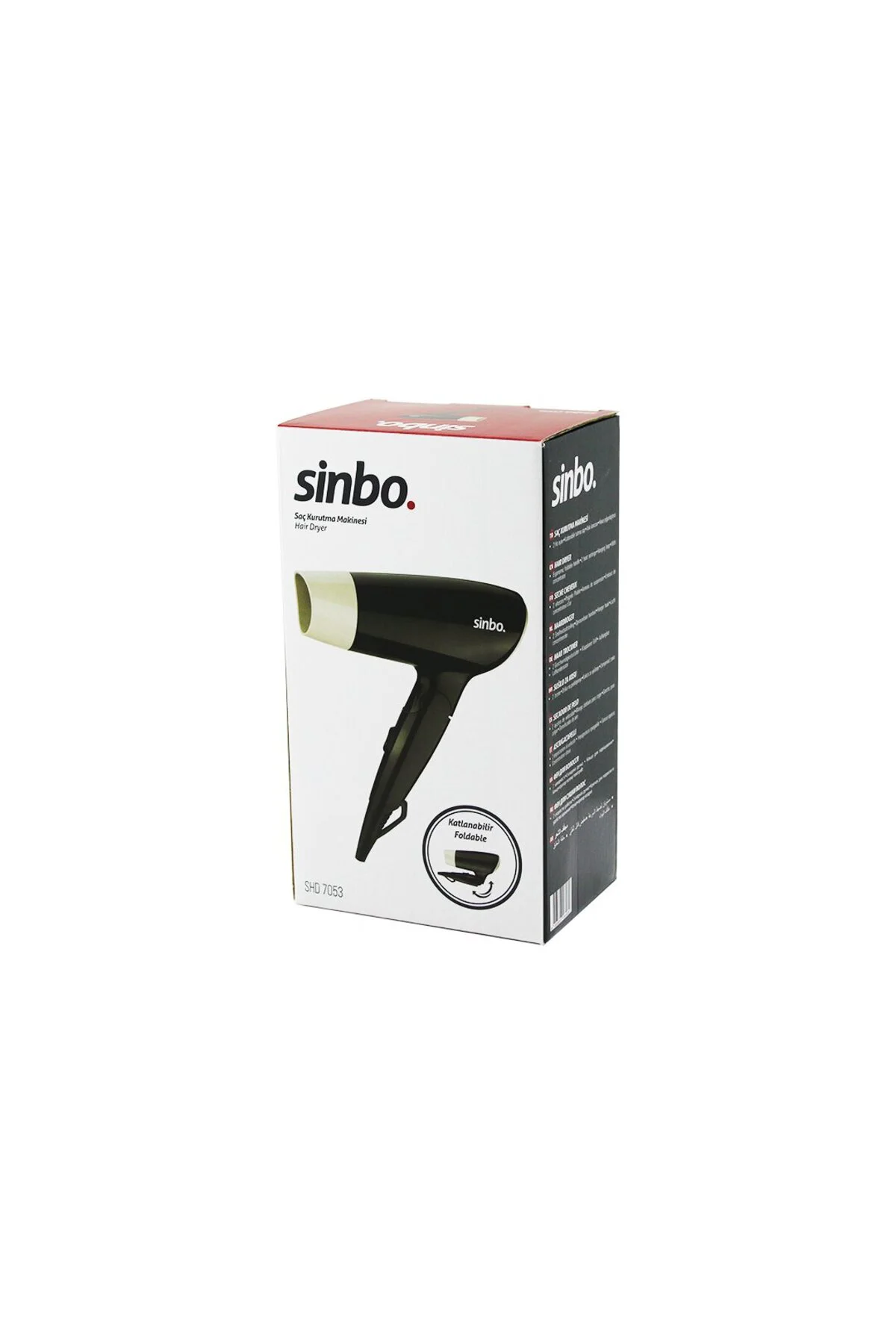 SAÇ KURUTMA MAKİNESİ KATLANABİLİR 2 KADEME HIZ AYARI SHD-7053