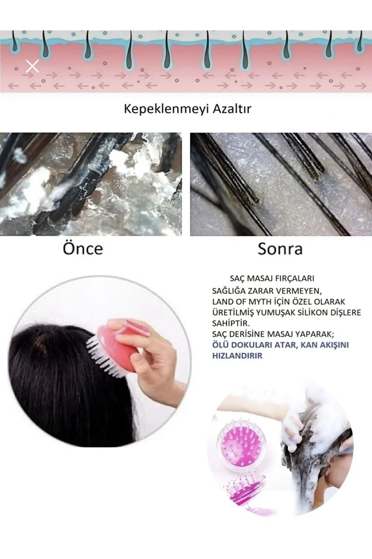 Saç Masaj Tarağı