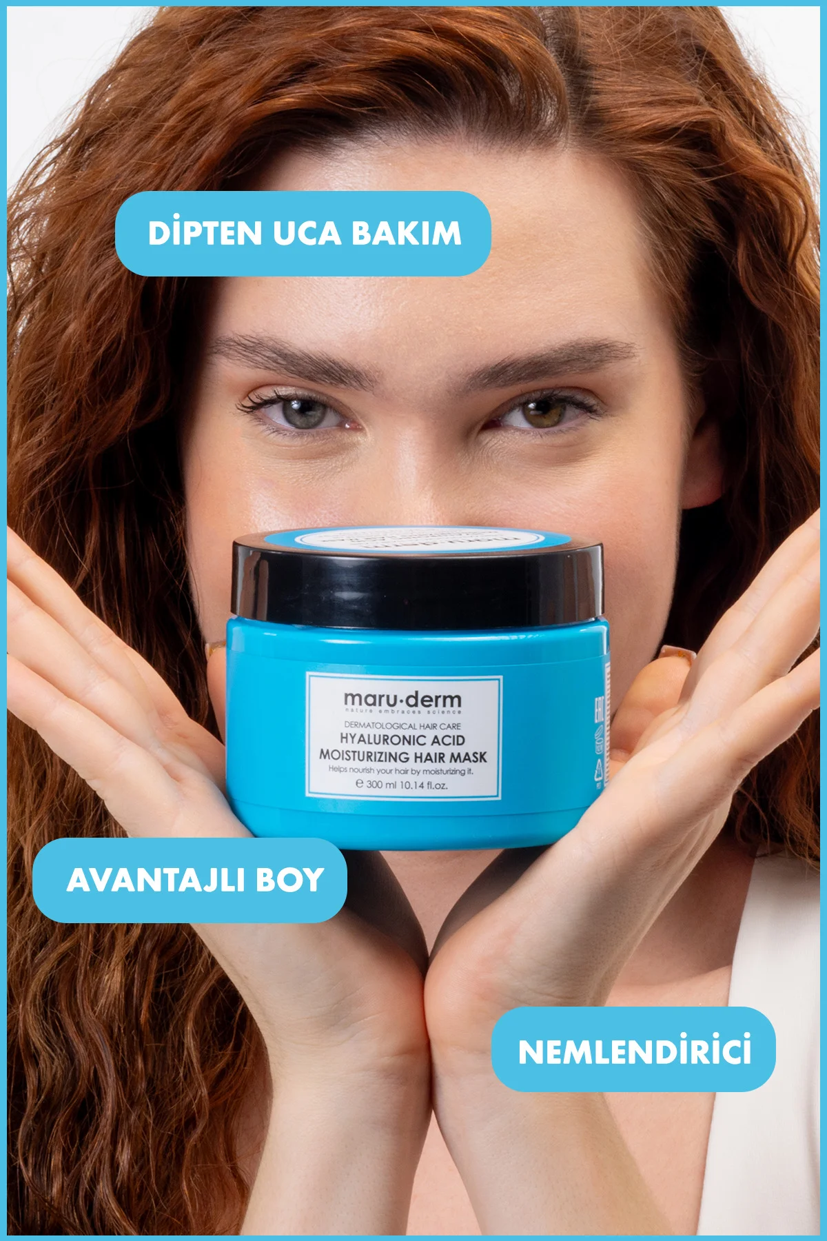 Saç Maskesi - Hyalüronik Asit Nemlendirici Saç Maskesi 300 ML | T