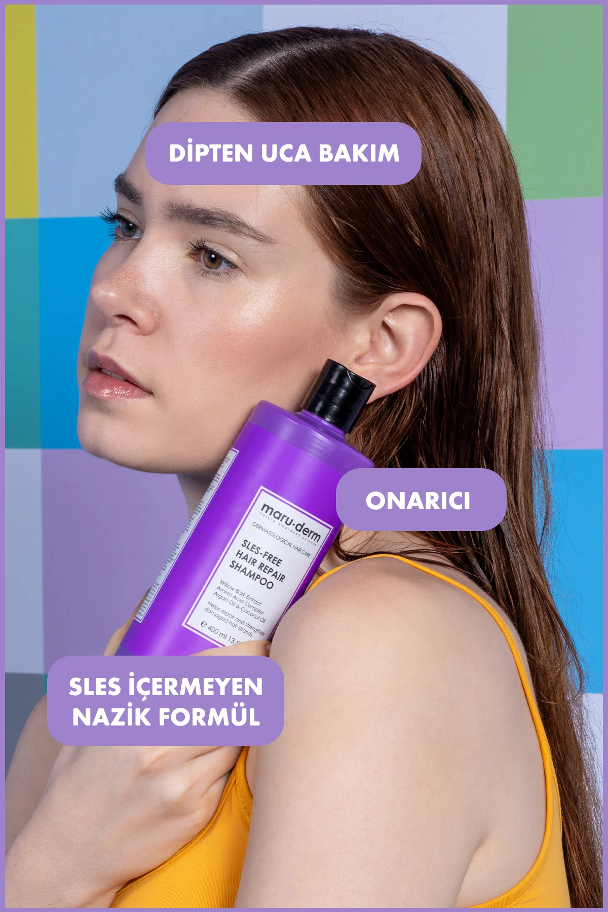 Saç Onarıcı Sülfatsız Şampuan 400 ML | Yıpranmış Zayıf Saçlar | S