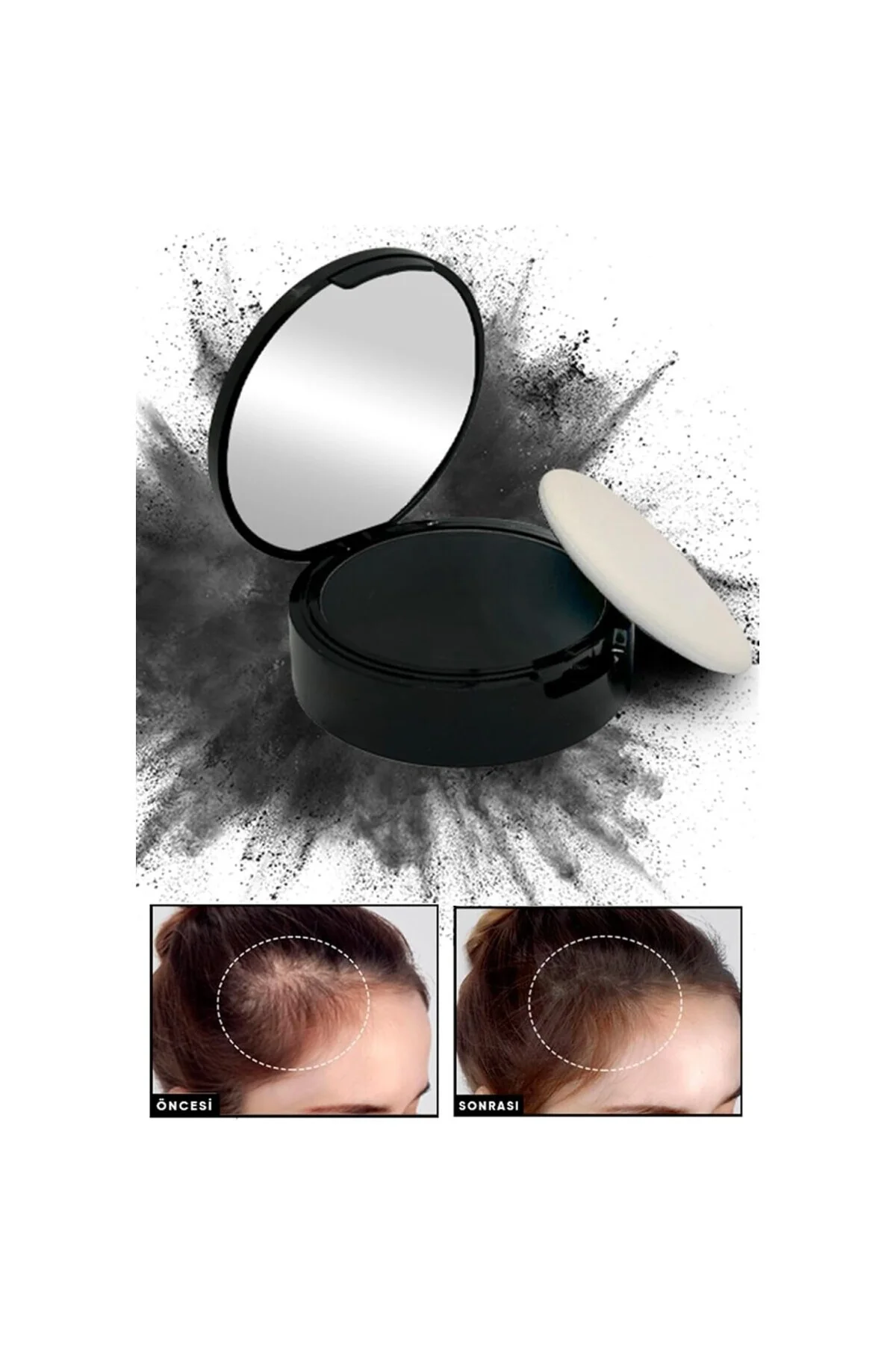 Saç Sakal Dolgunlaştırıcı Su Da Çıkmayan Topik Pudra 14 gr (Sarı/